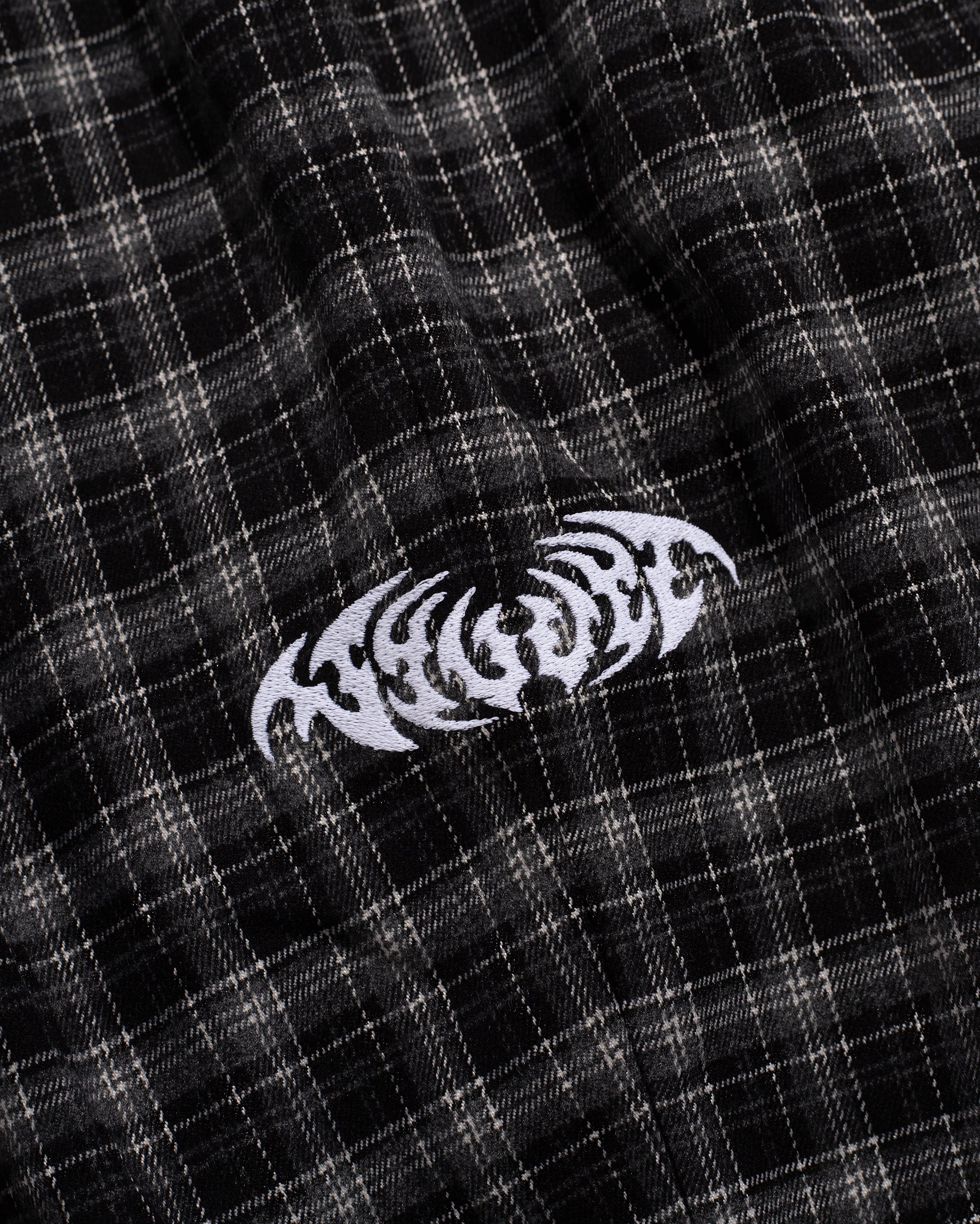 Plaid Shorts, Black - Image 4
