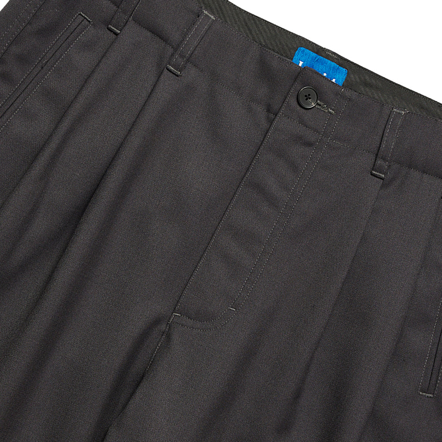 Pleated Pant, Charcoal - Image 2