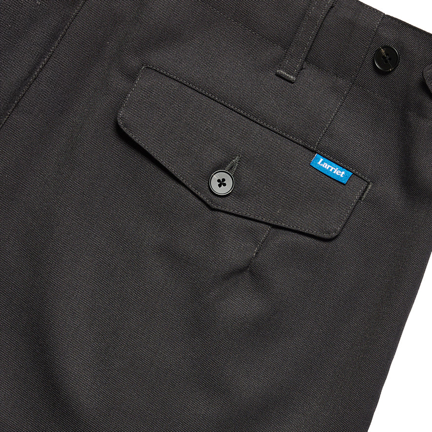 Pleated Pant, Charcoal - Image 3