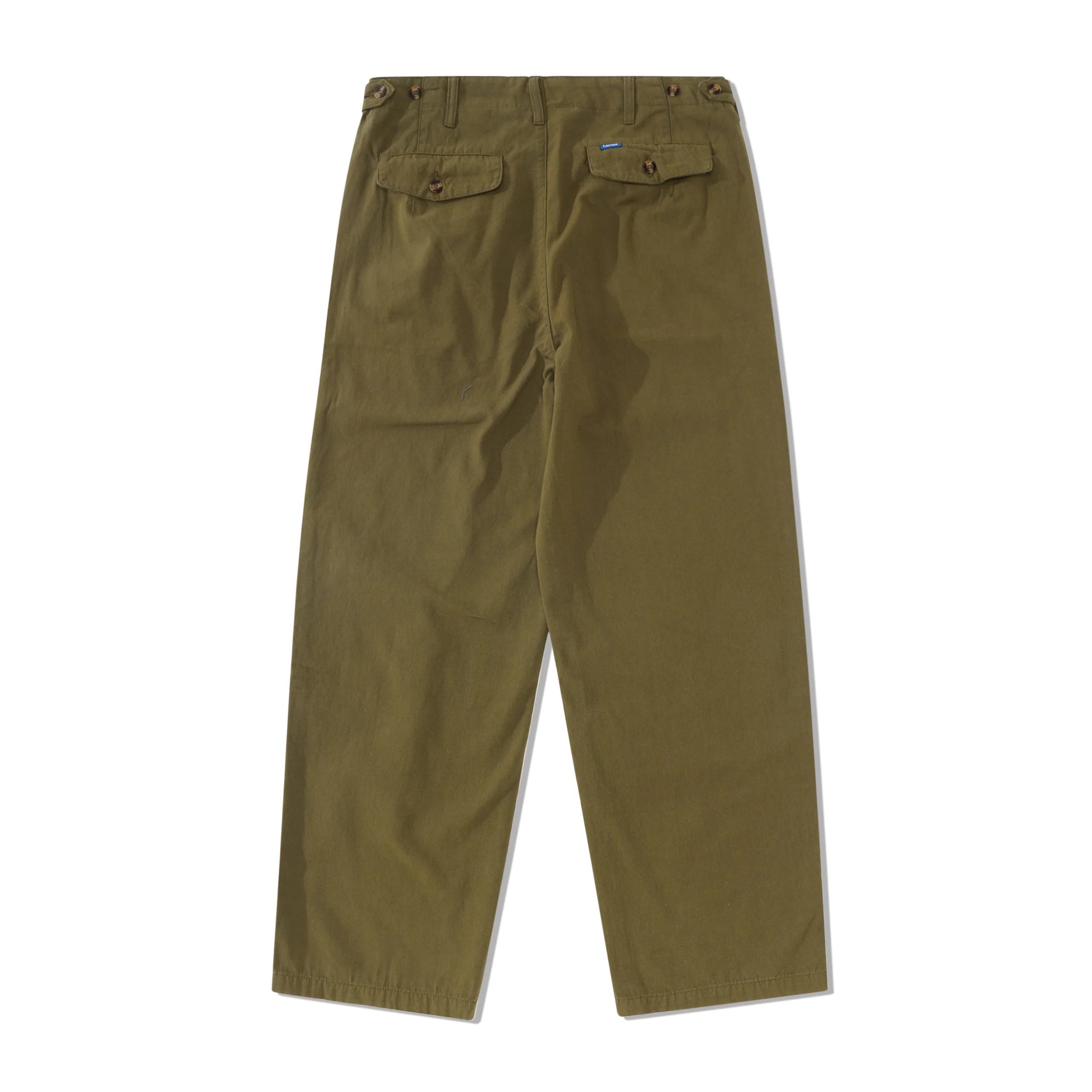 Pleated Pant, Olive - Image 2