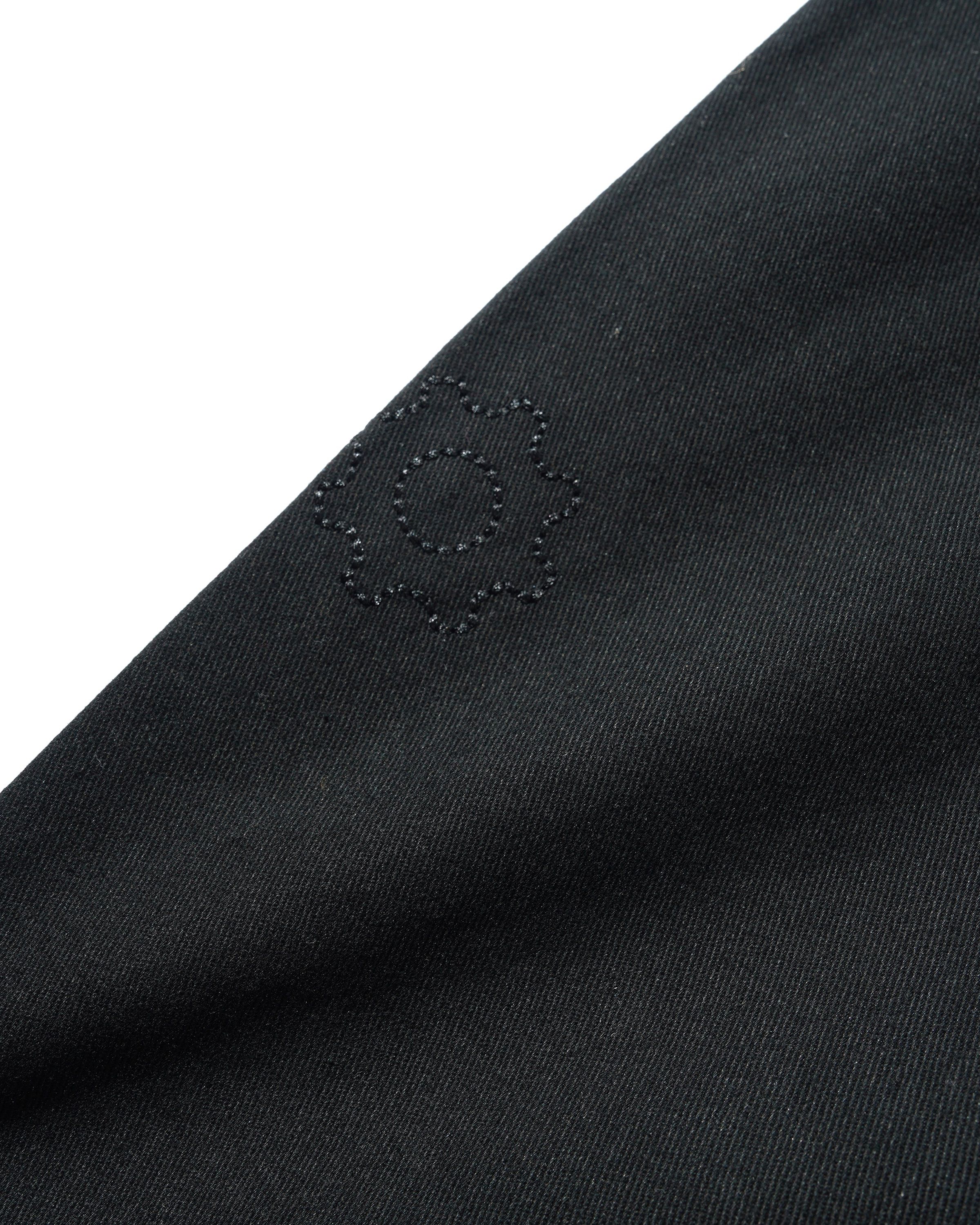 Cotton Pleated Shorts, Black - Image 6