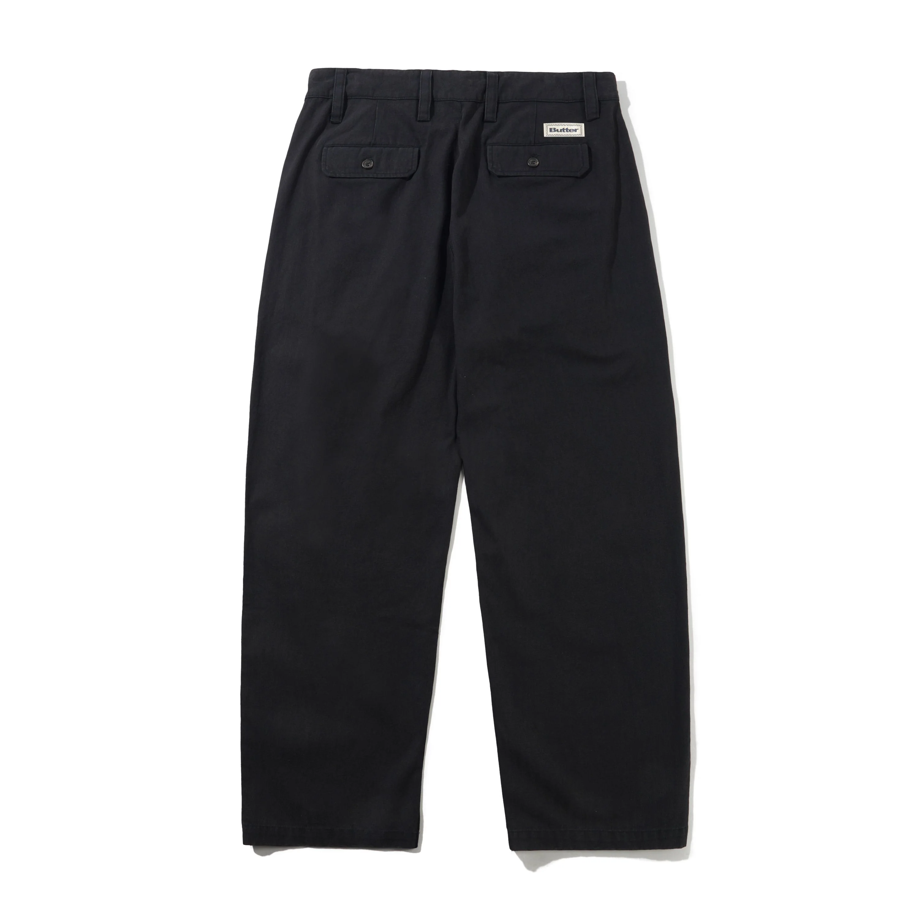 Pleated Trousers, Washed Black - Image 2