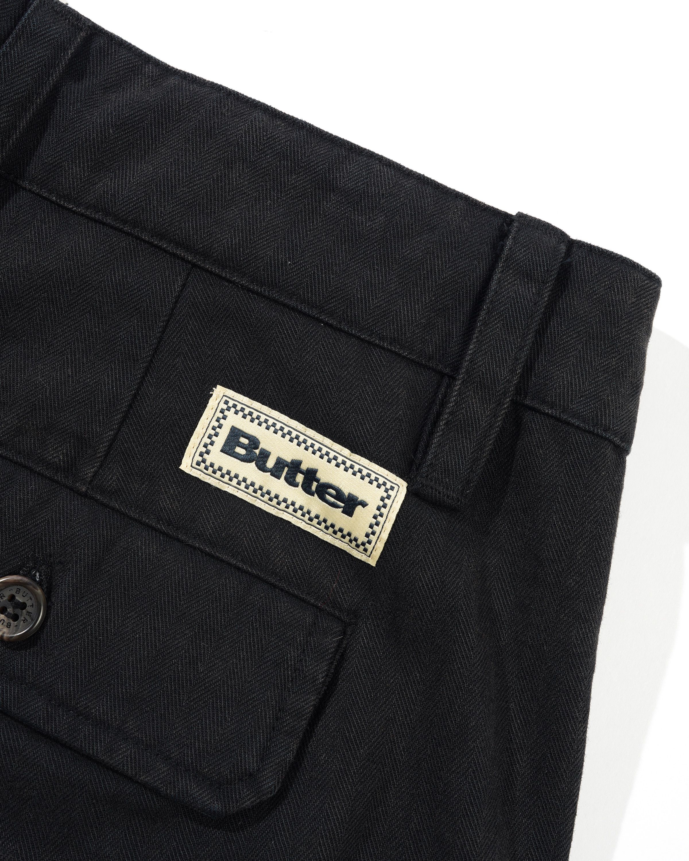 Pleated Trousers, Washed Black - Image 5
