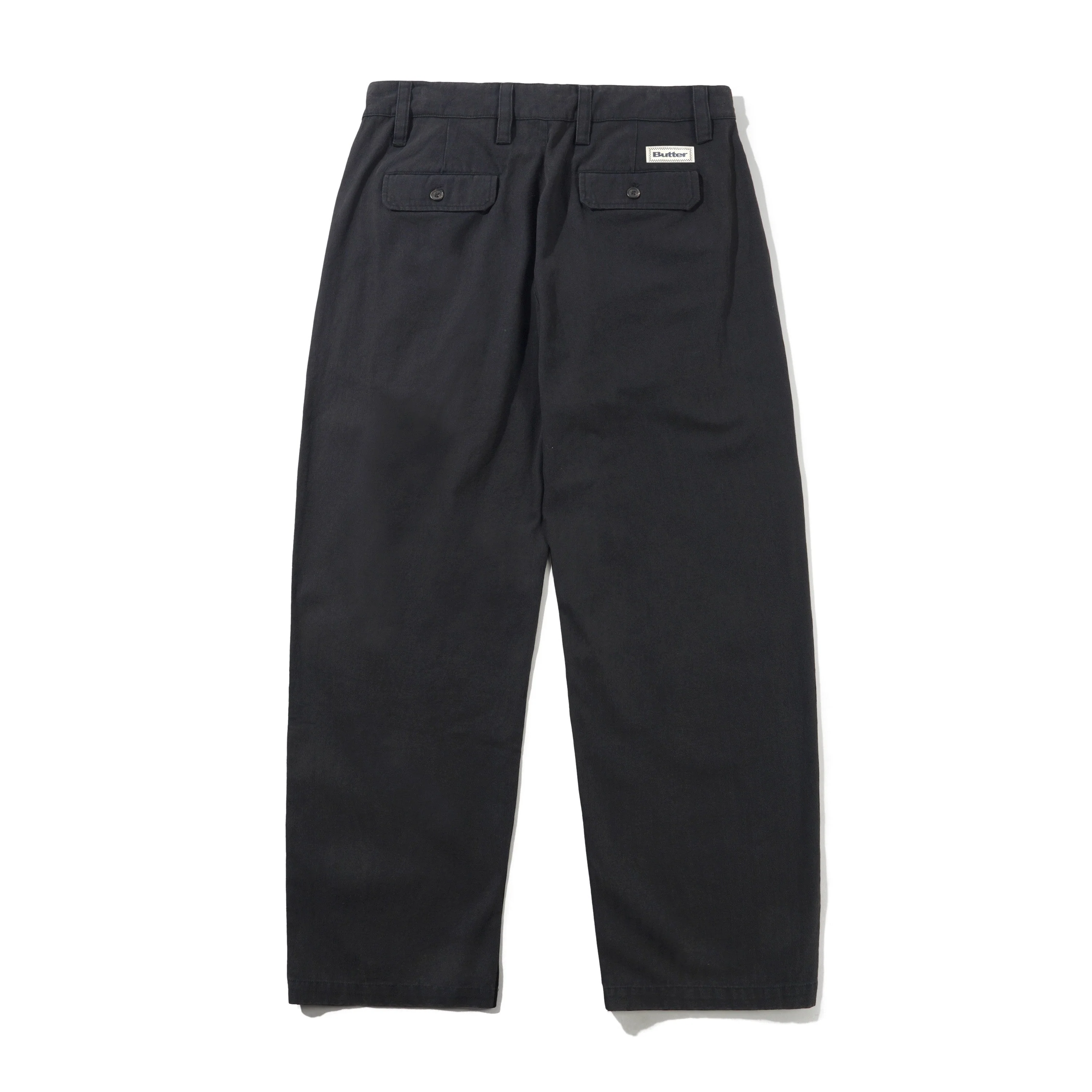 Pleated Trousers, Washed Black - Image 2