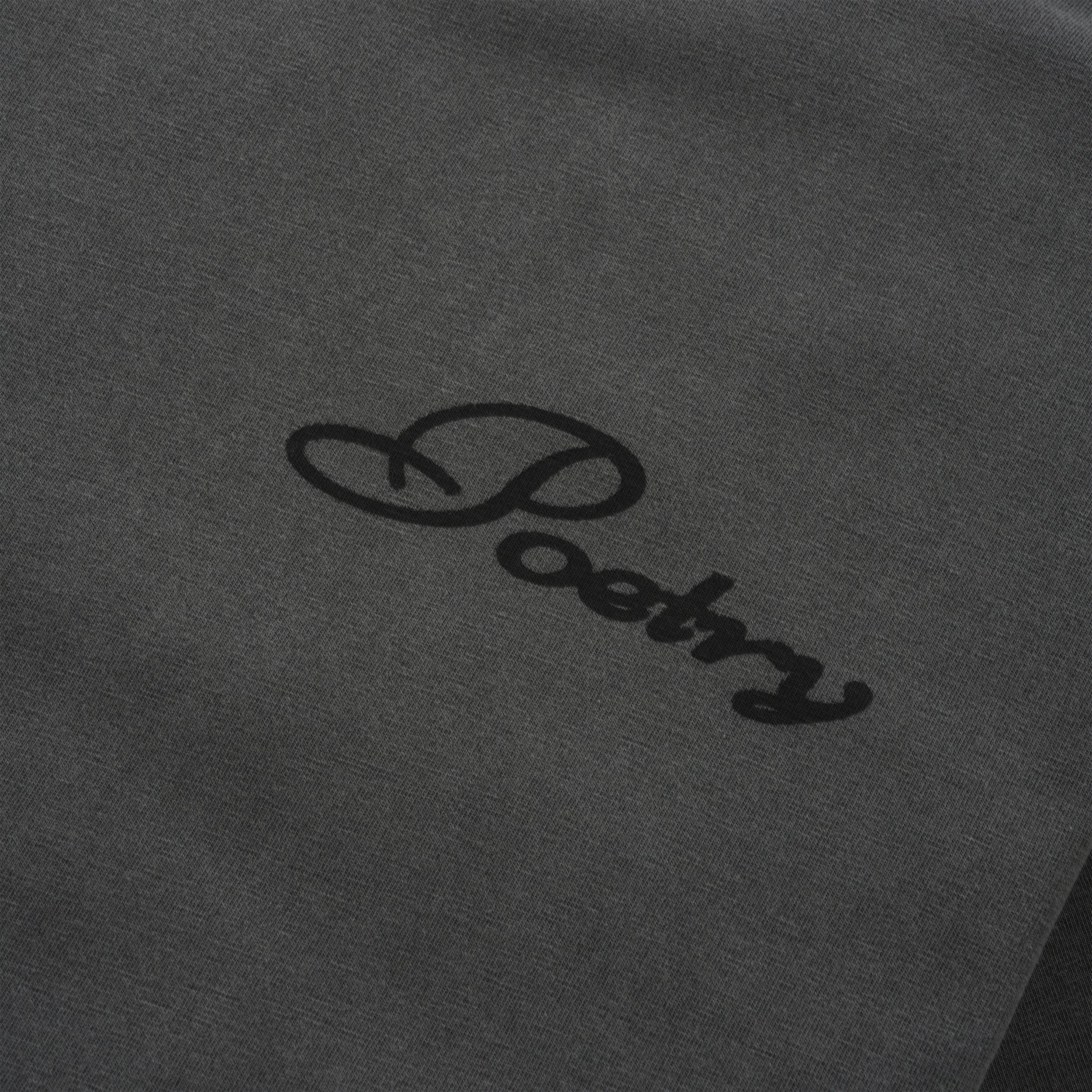 Poetry Tee, Dark Grey - Image 2