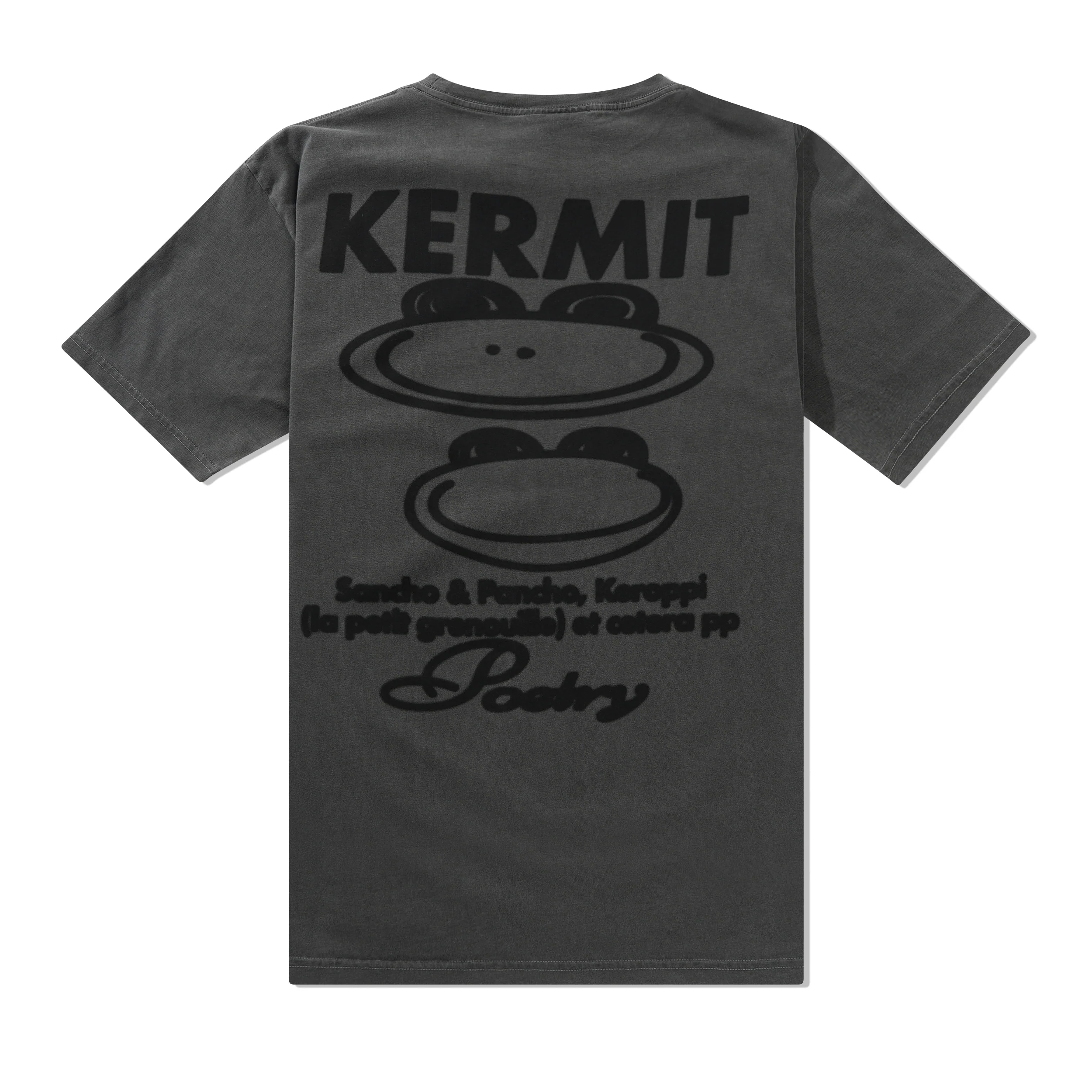 Poetry Tee, Dark Grey - Image 3