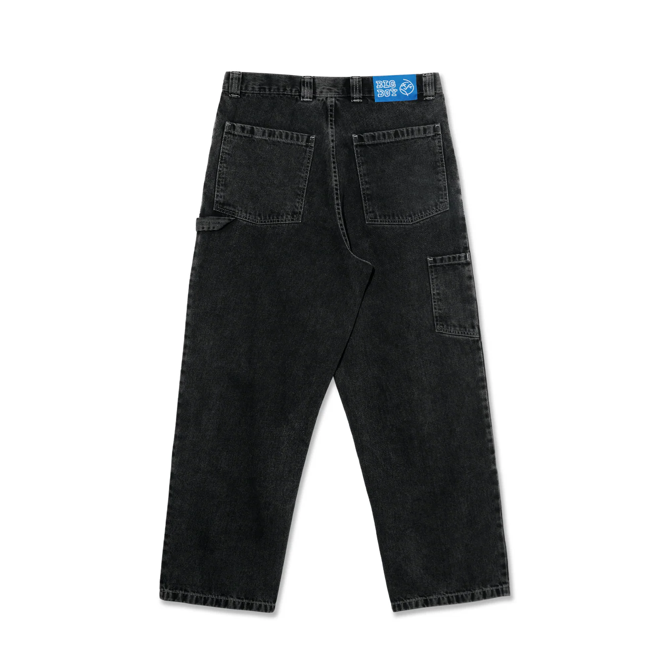 Big Boy Work Knee Pants, Silver Black - Image 2