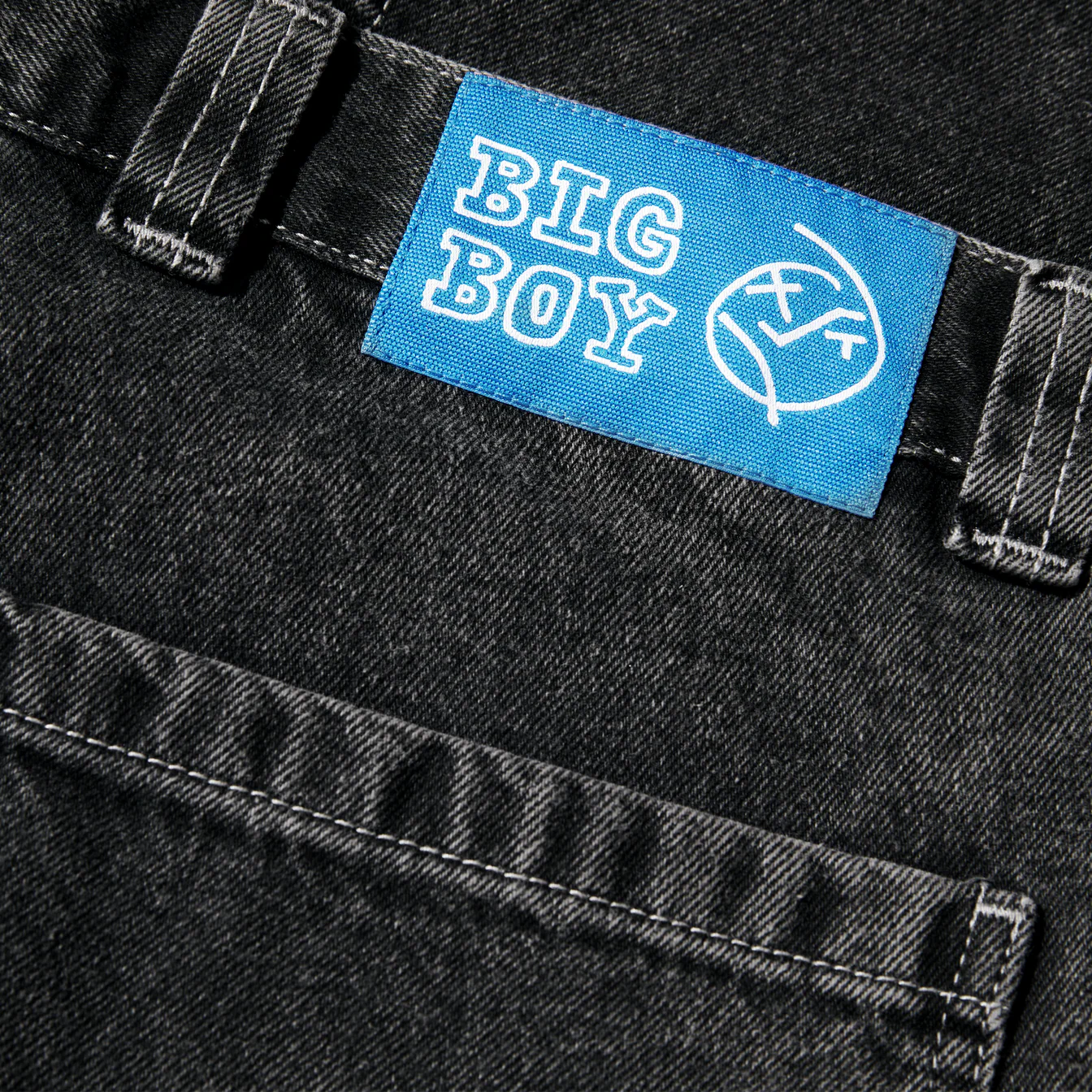 Big Boy Work Knee Pants, Silver Black - Image 4