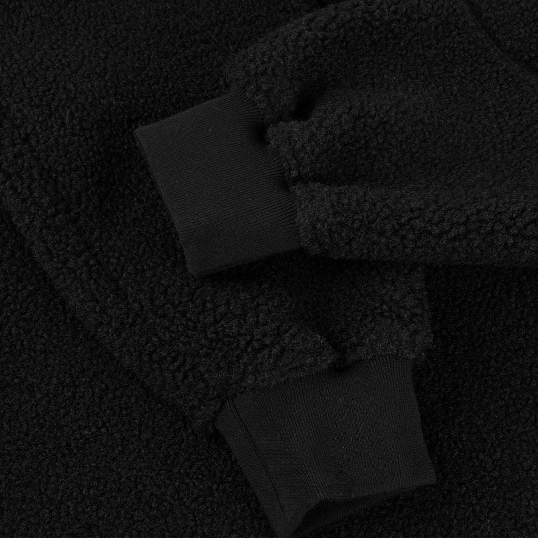 Polar Fleece Sherpa Zip, Black - Image 4