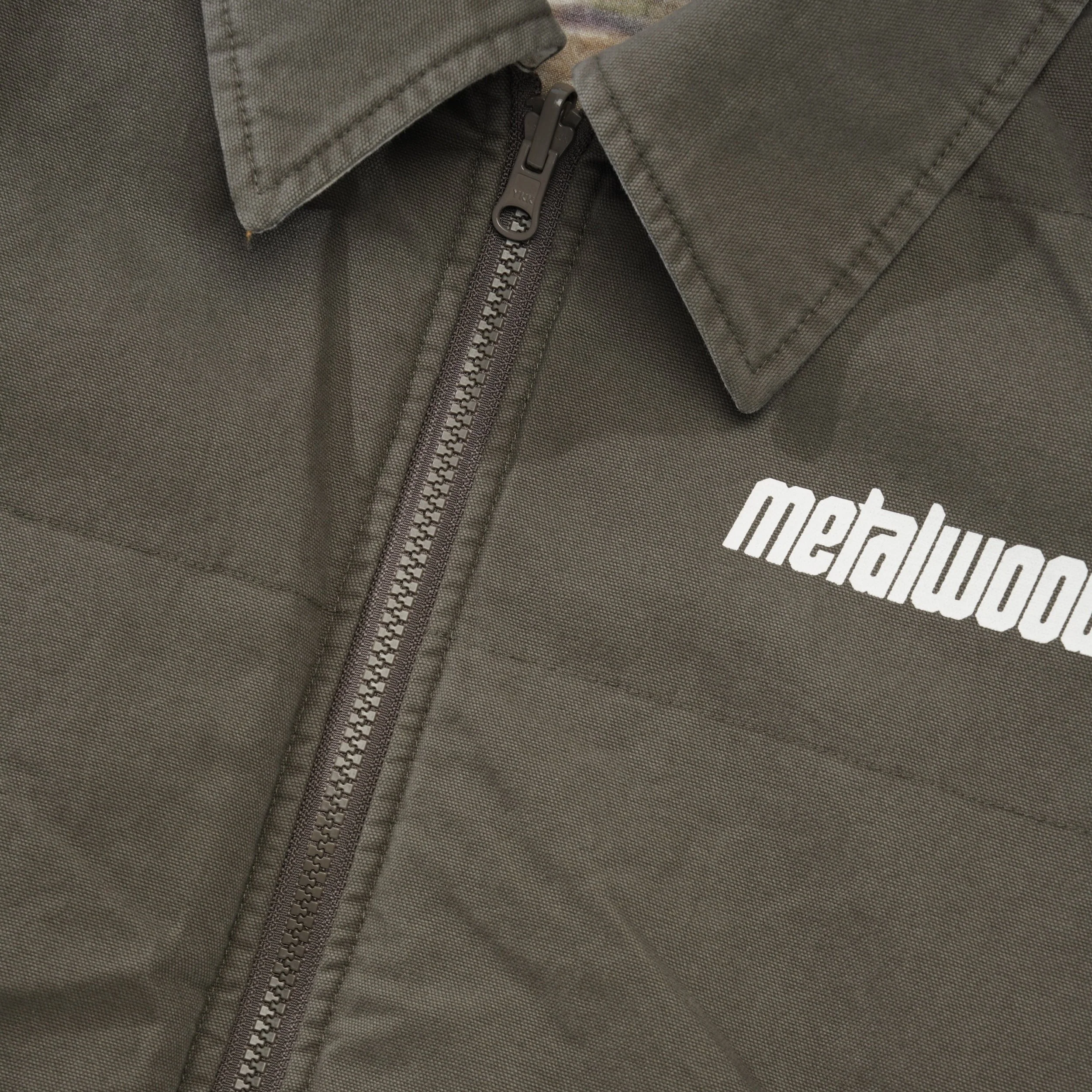 Poly Filled Reversible Vest, Fatigue Green - Image 4
