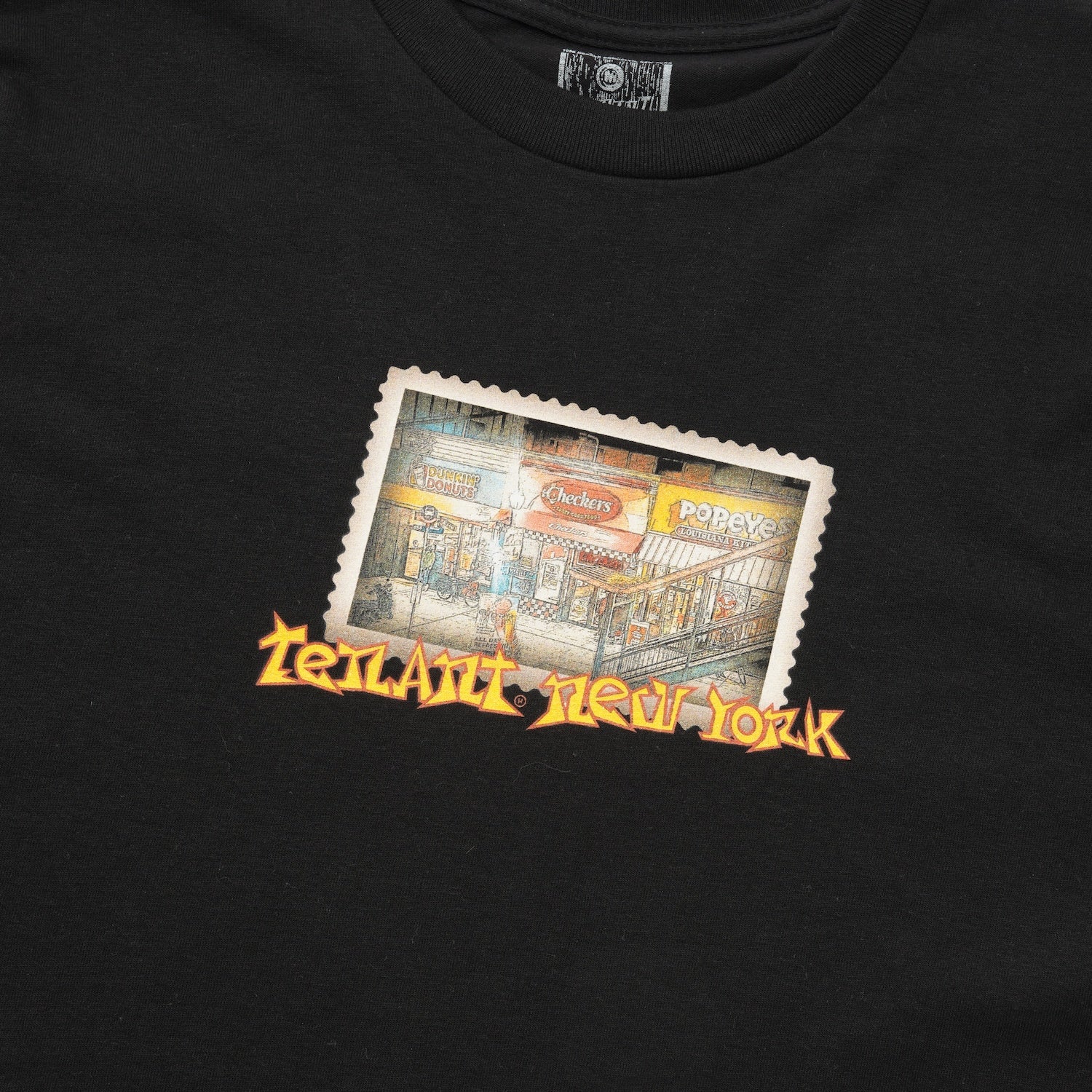 Postcard Tee, Black - Image 3