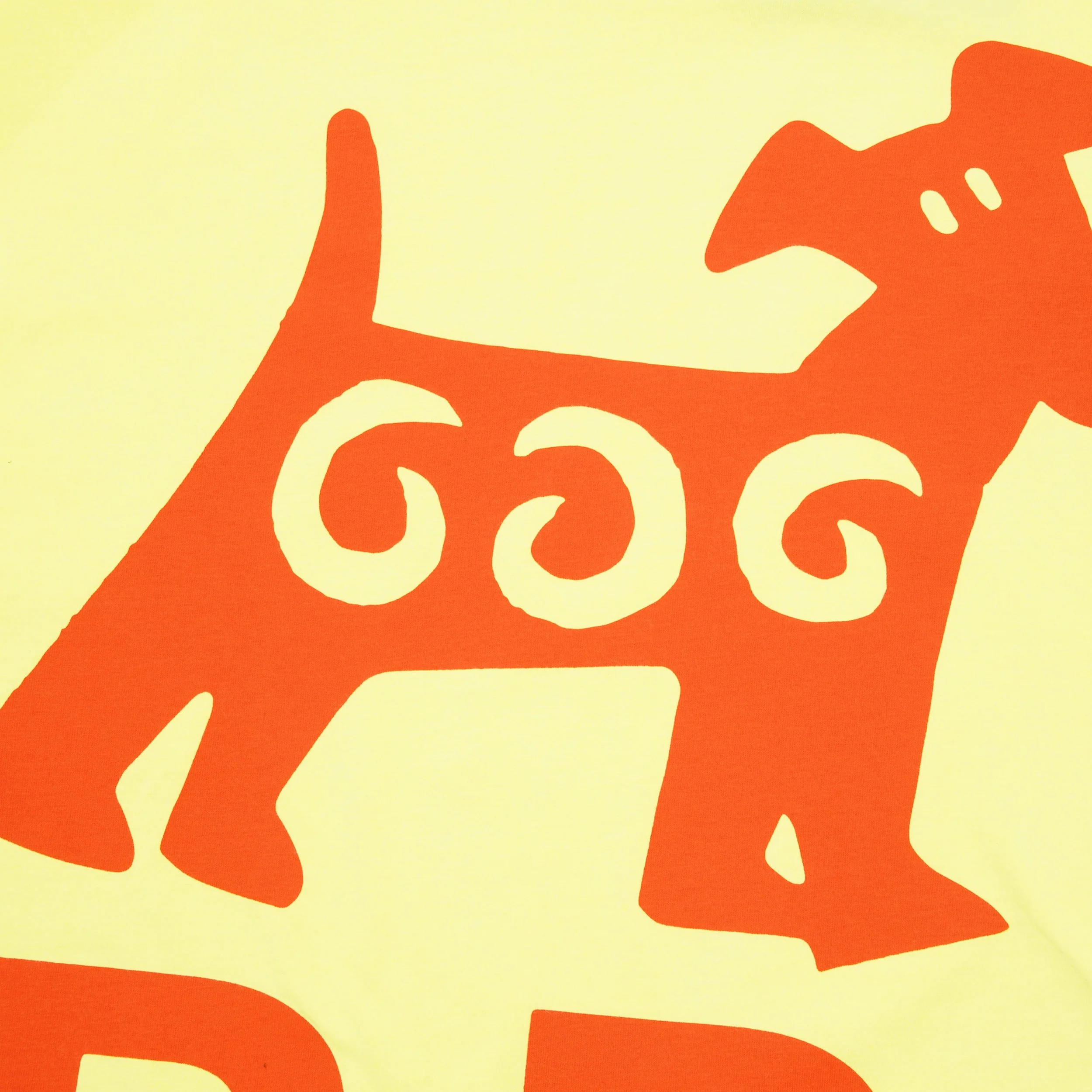PP Dog Tee, Neon Yellow - Image 4