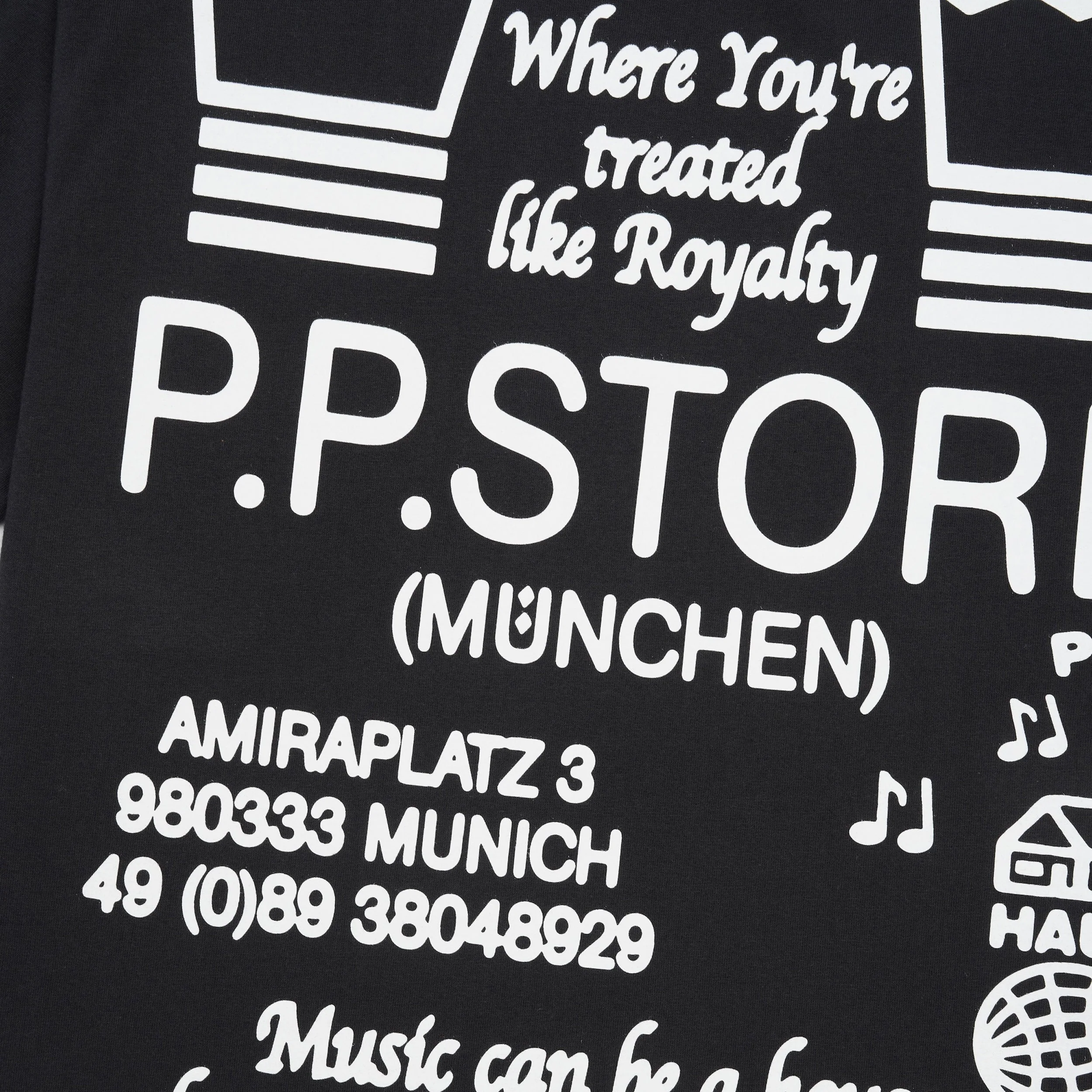 PP Shop Souvenir Tee, Black - Image 4