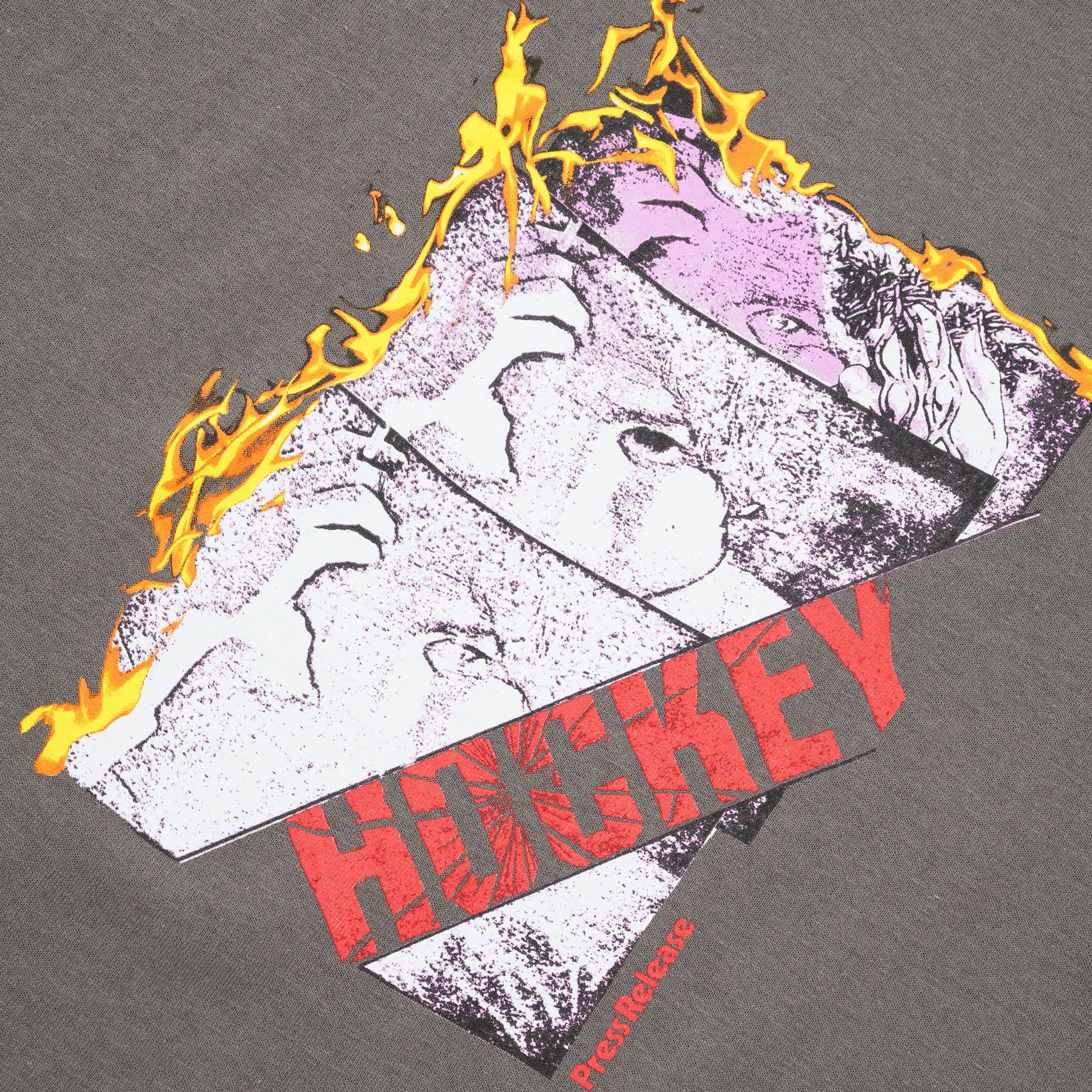Press Release Tee, Charcoal - Image 2