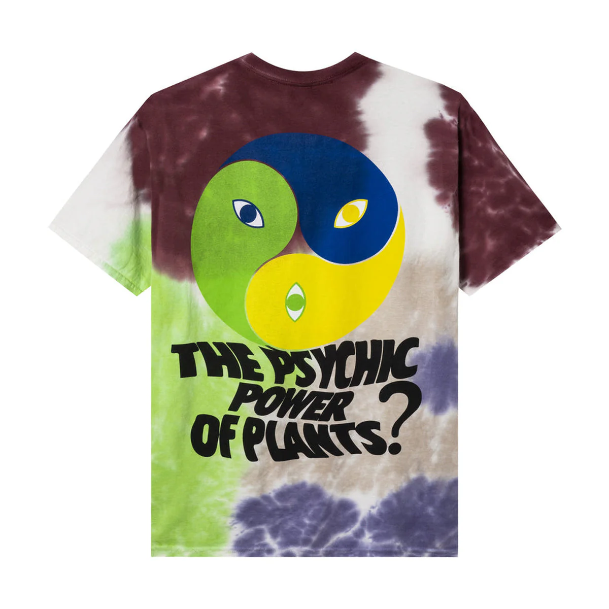 Psychic Plant Tie Dye Tee, Rust / Yellow - Image 2