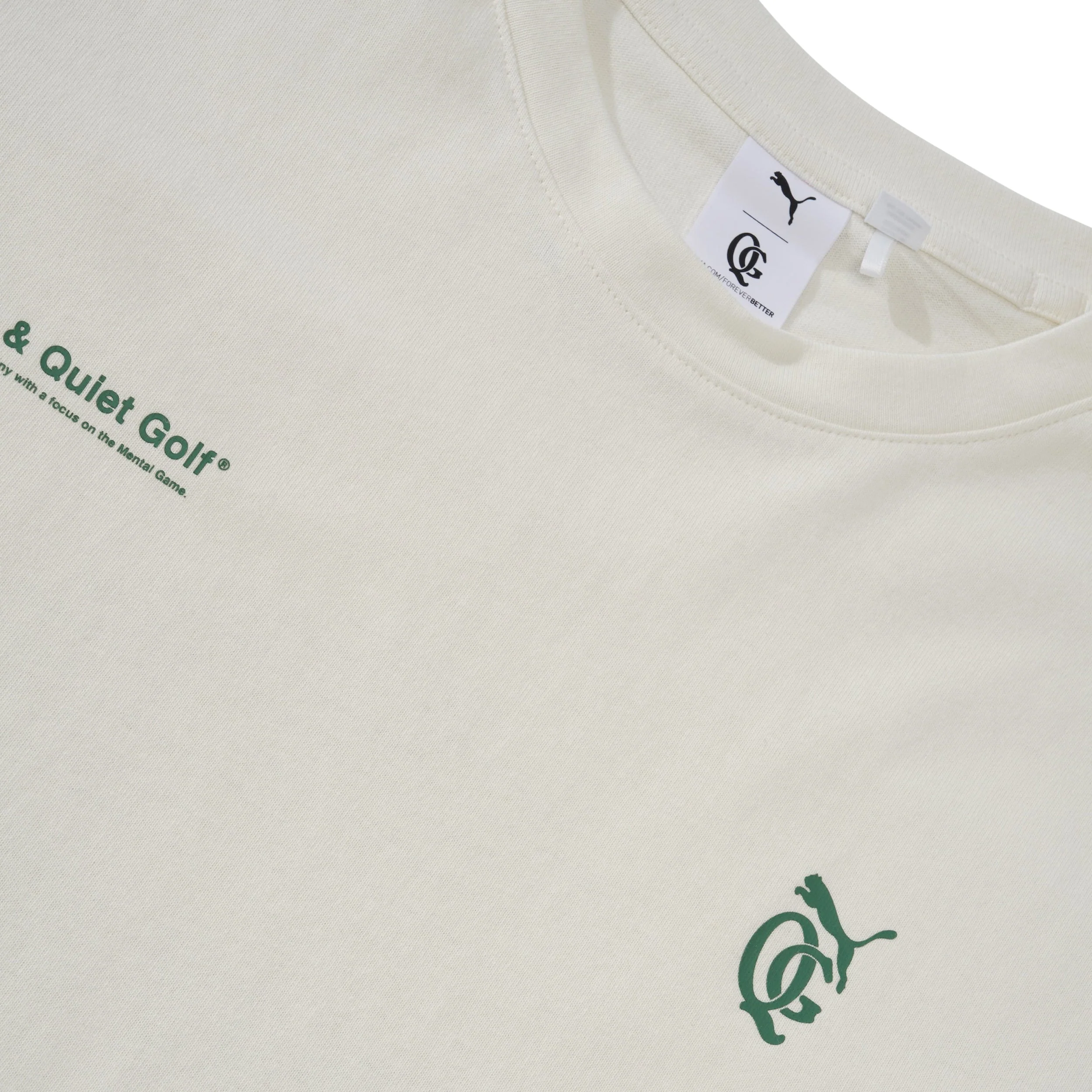 Puma x QGC Modern Graphic Tee, Warm White - Image 3