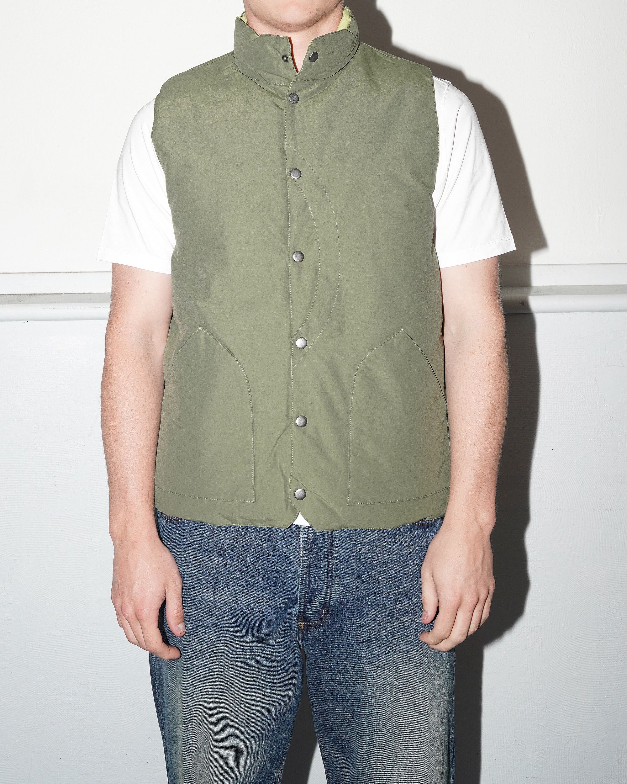Quilted Reversible Vest , Four Leaf Clover - Image 9