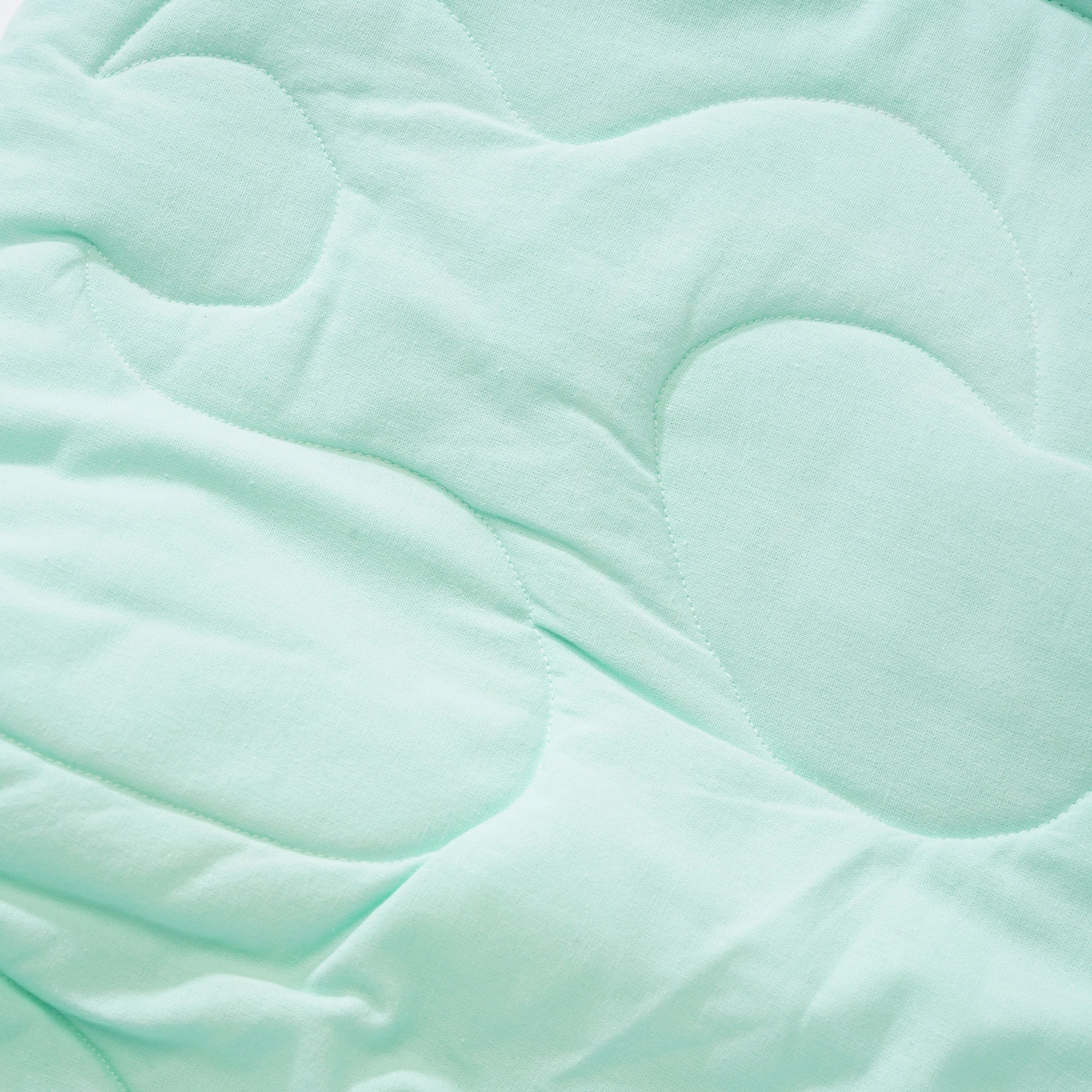Quilted Tote Bag, Light Green - Image 2
