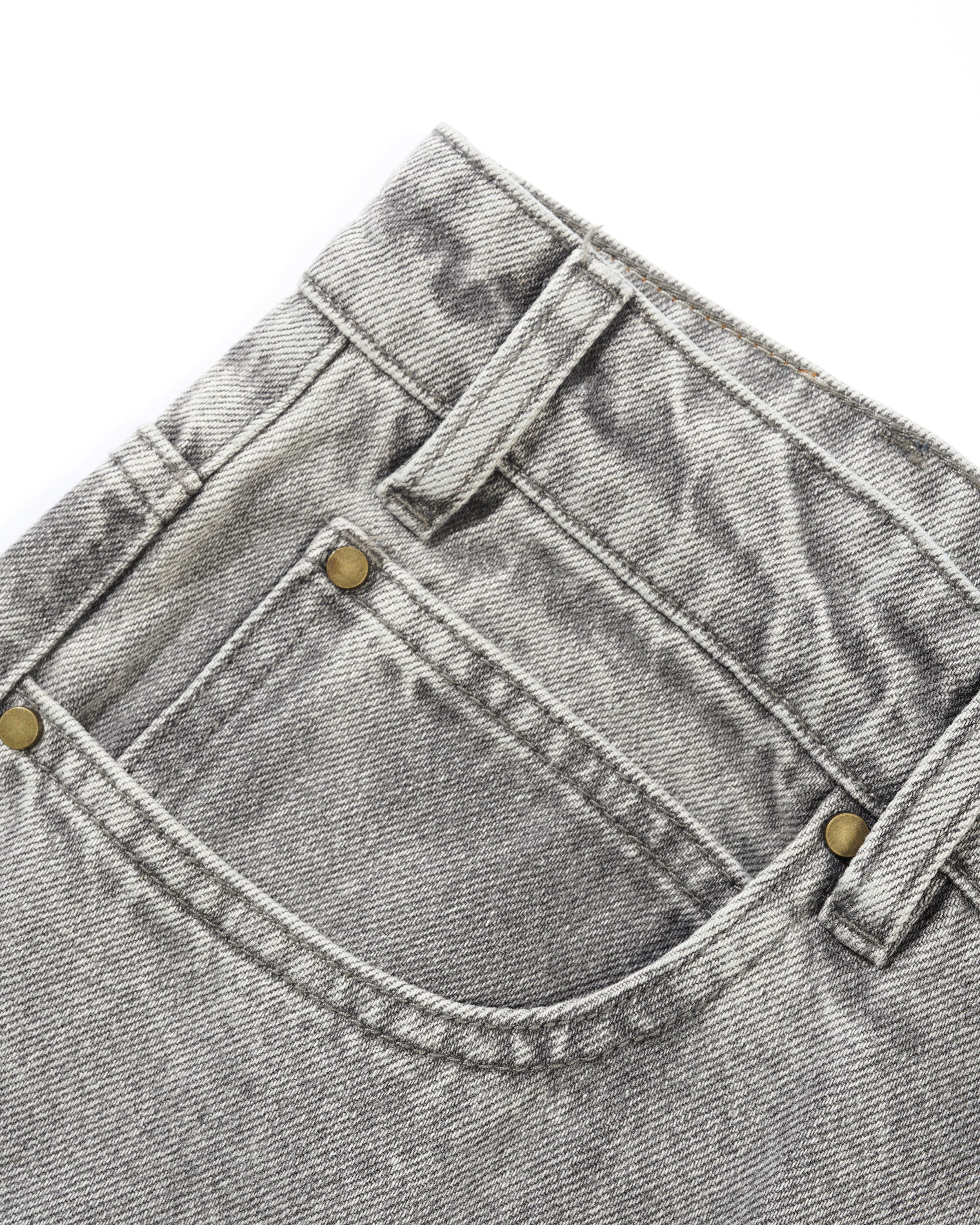 Racer Denim Jeans, Grey Wash - Image 5