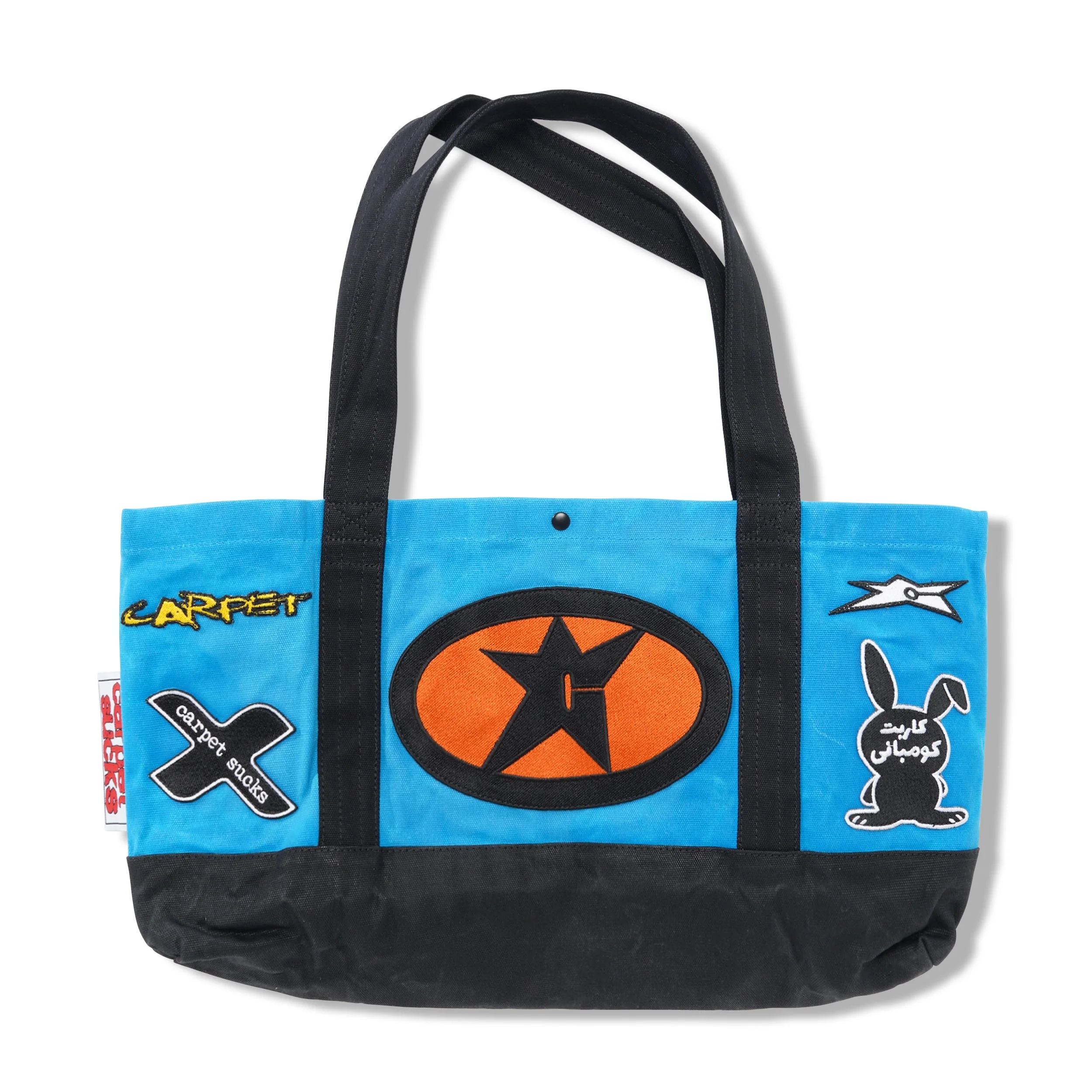 Racing Tote, Cyan - Image 2