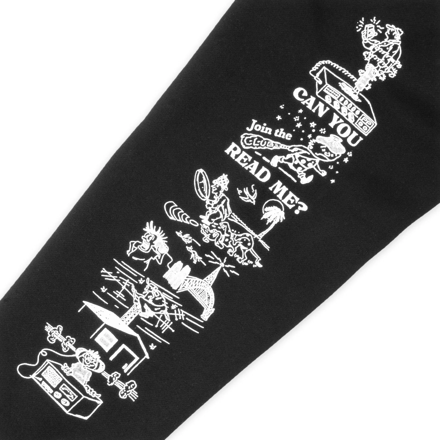Radio Silence Pullover Hood, Black - Image 5