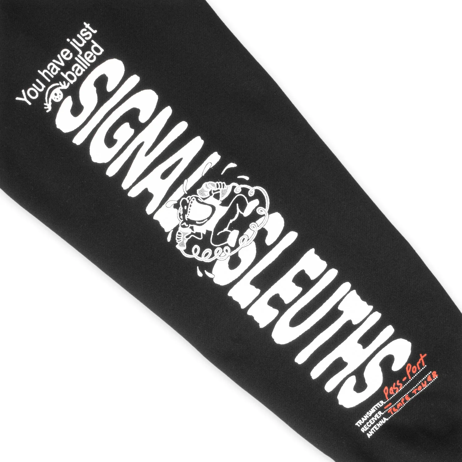 Radio Silence Pullover Hood, Black - Image 6