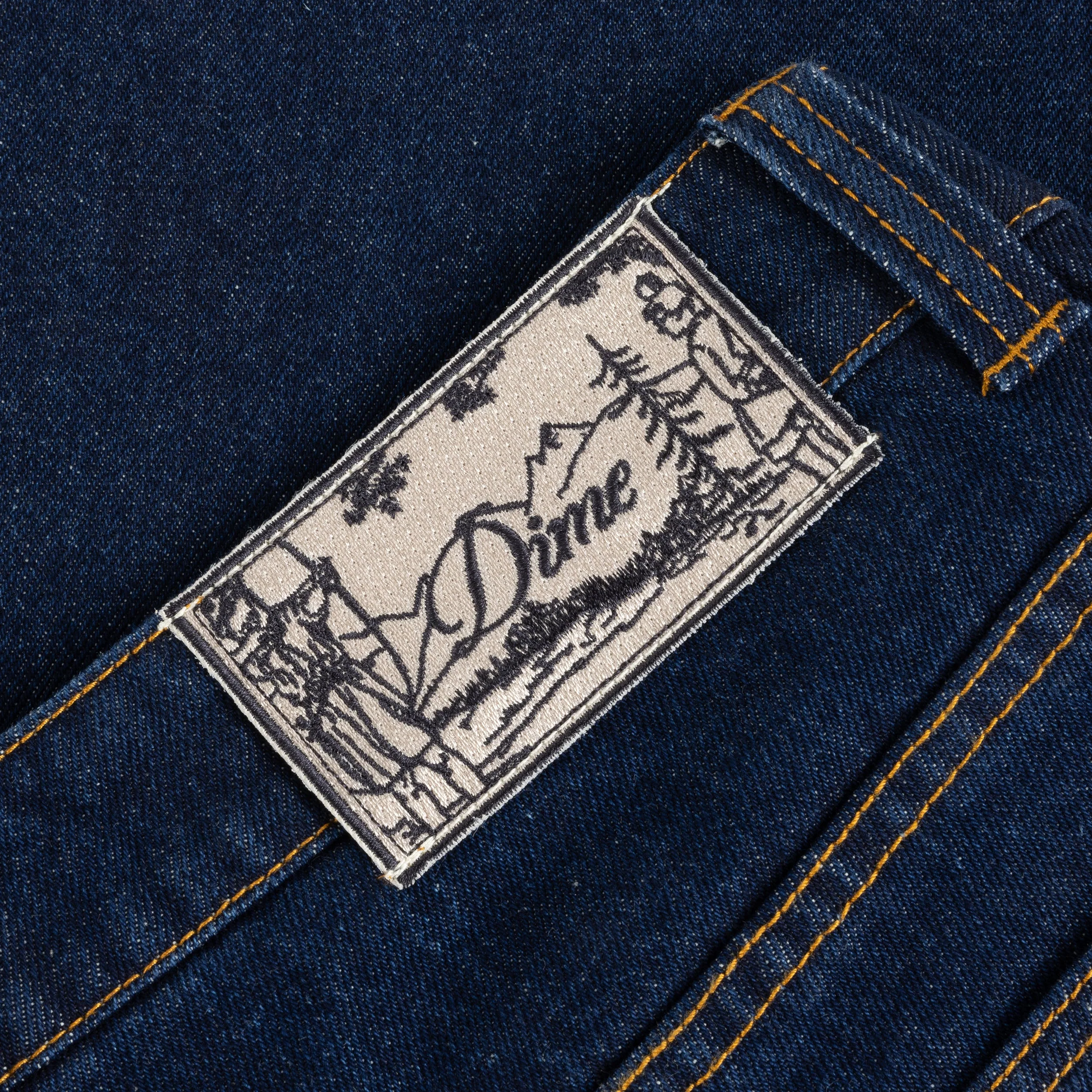 Relaxed Denim Jeans, Indigo - Image 2