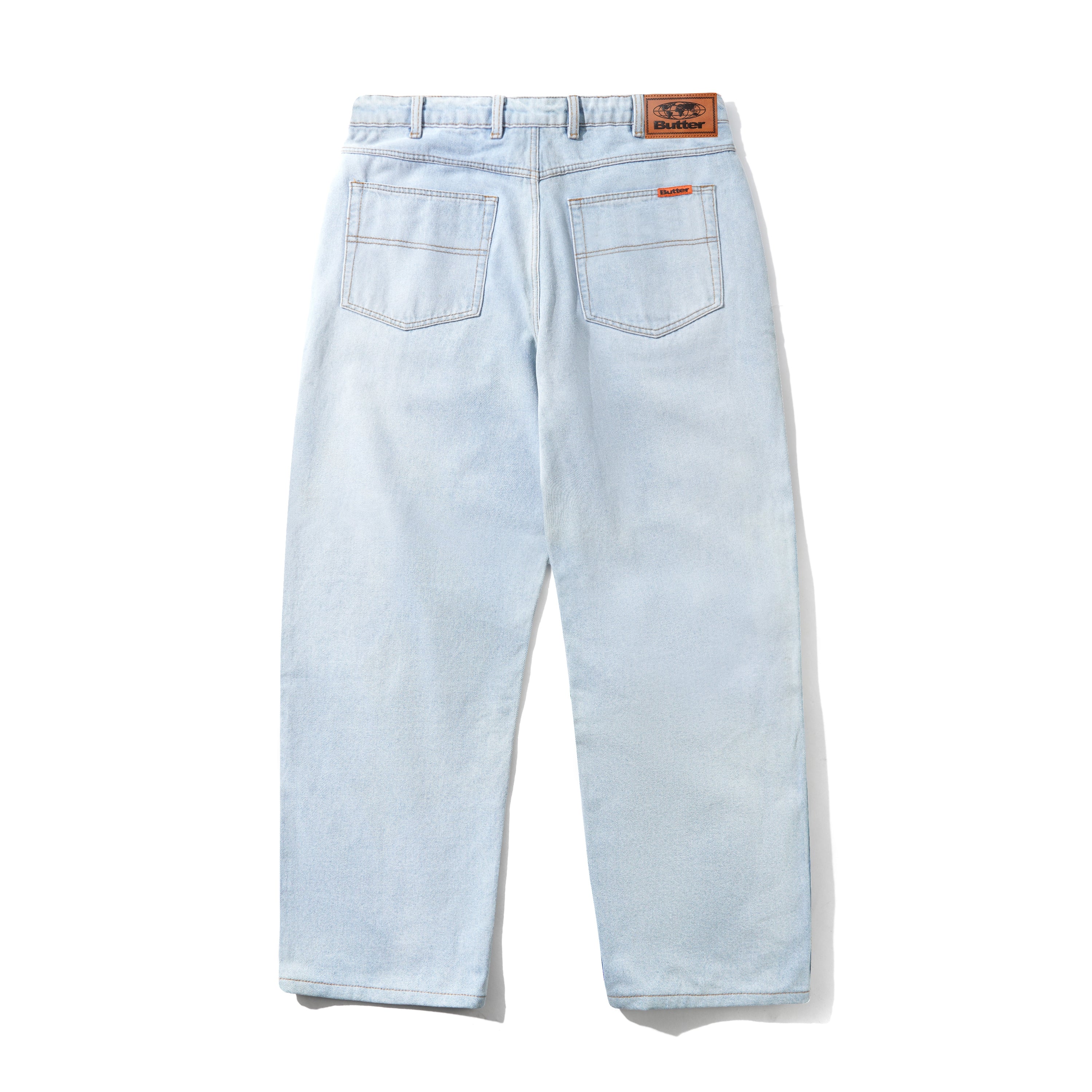 Relaxed Denim Jeans, Light Blue - Image 2