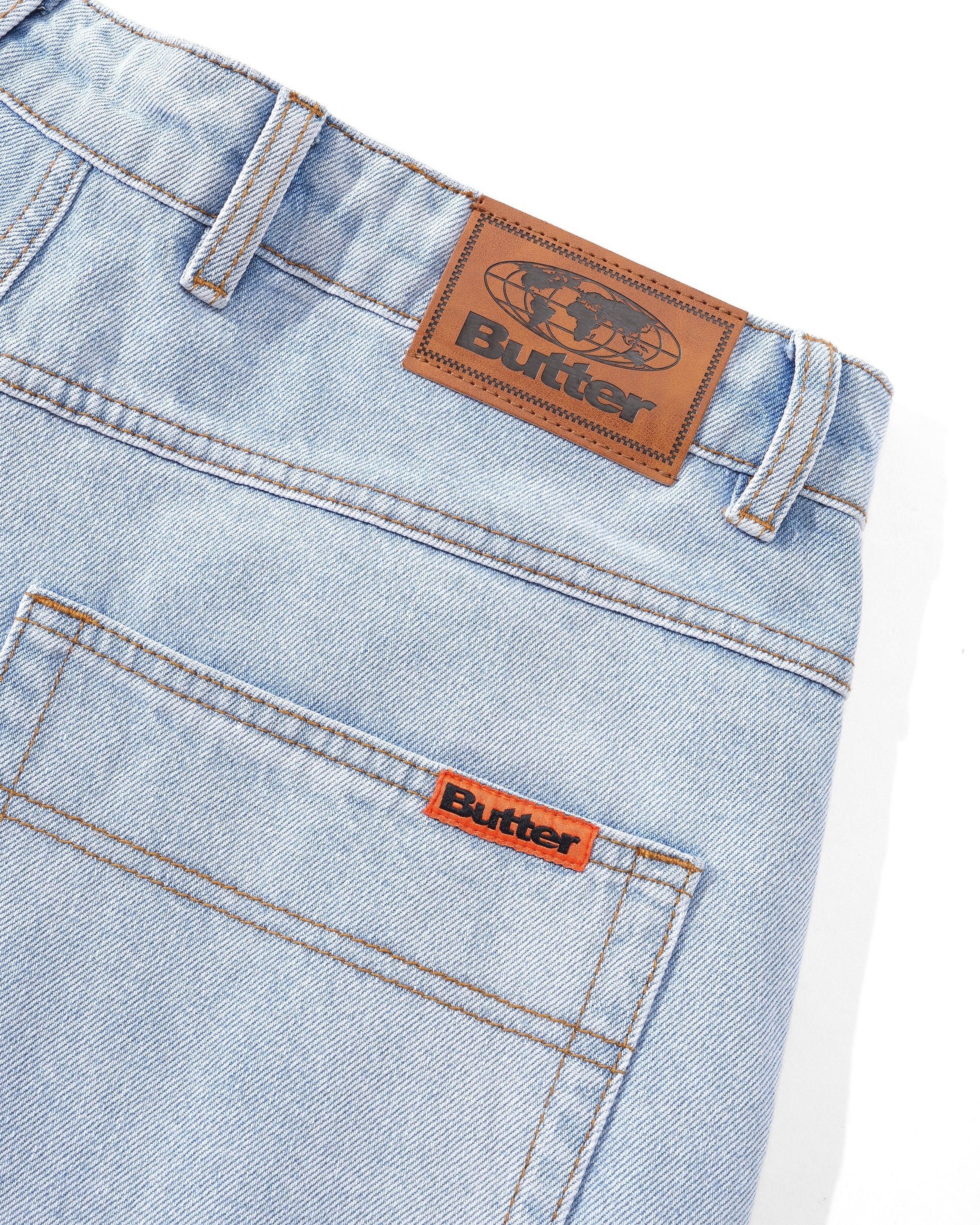 Relaxed Denim Jeans, Light Blue - Image 4