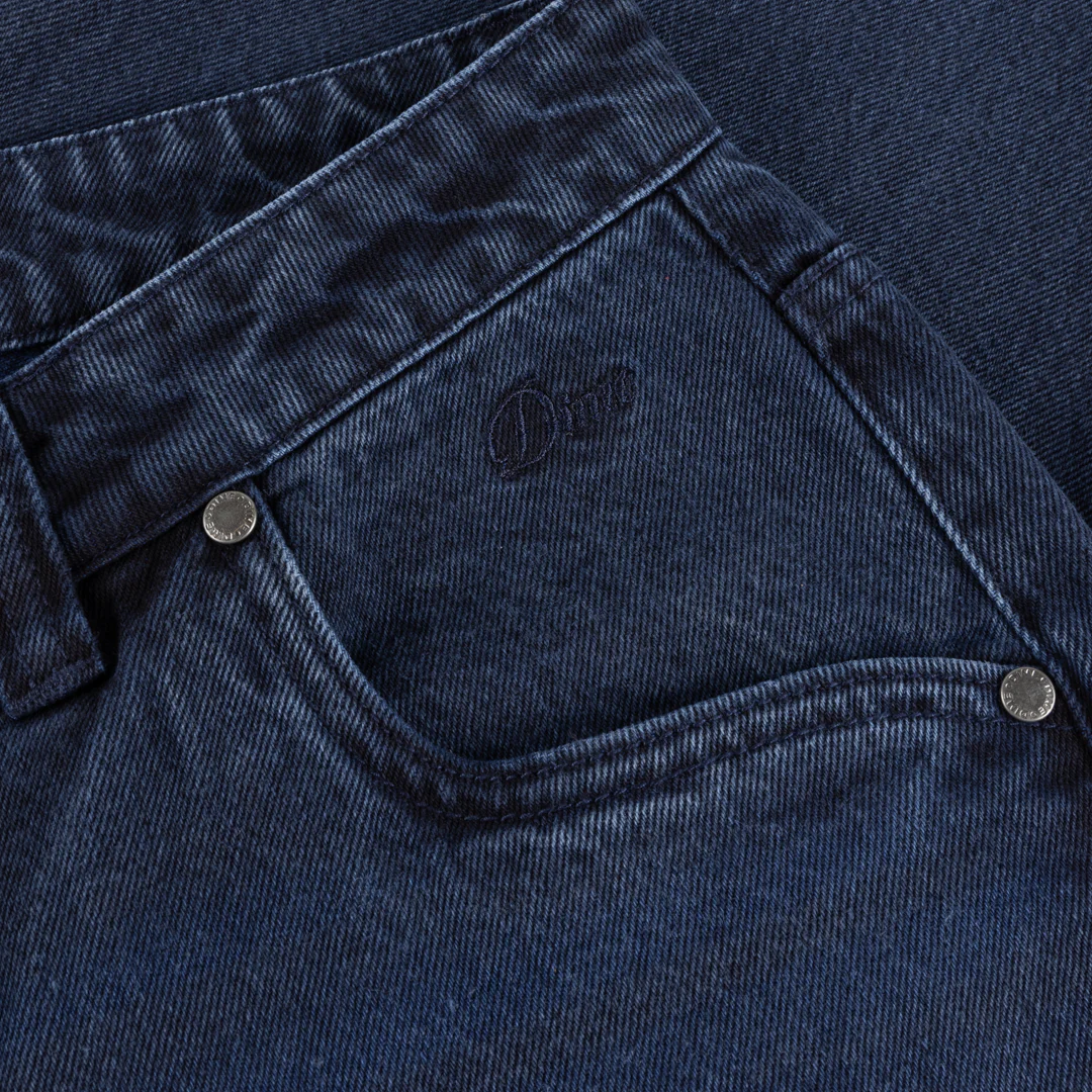 Relaxed Denim Jeans, Sandblasted True Blue - Image 3