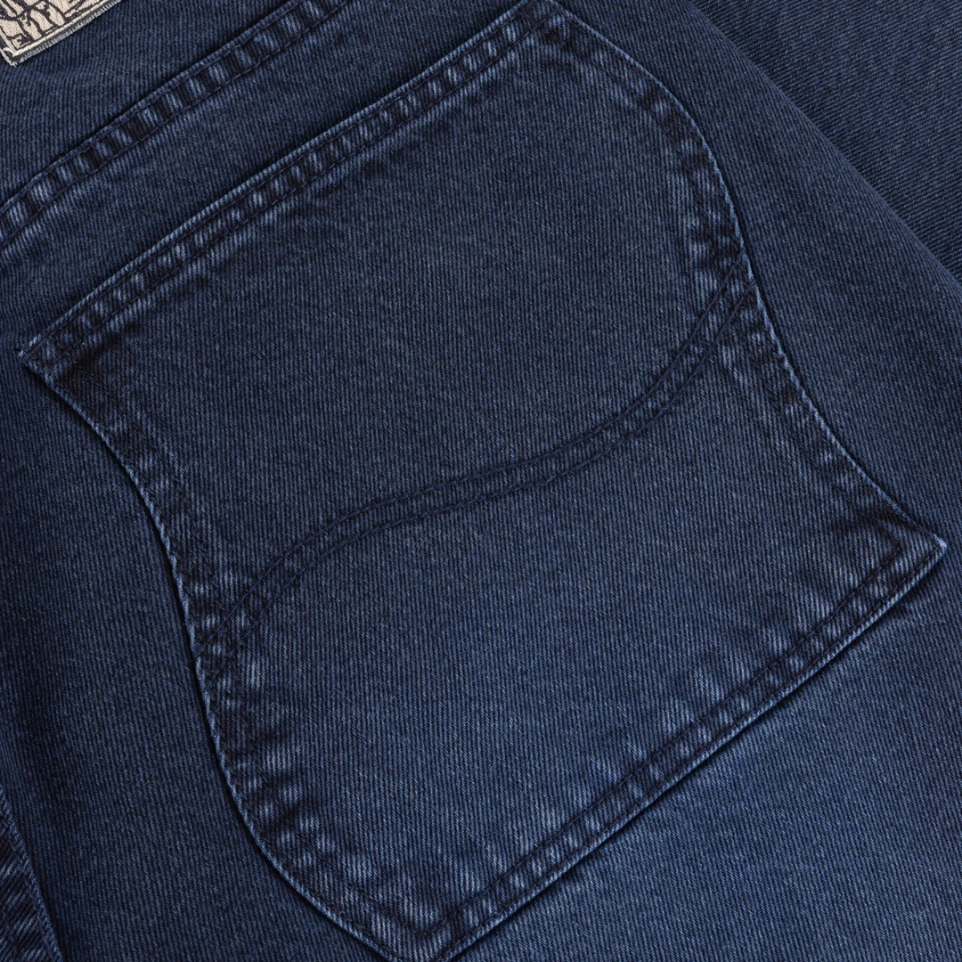 Relaxed Denim Jeans, Sandblasted True Blue - Image 5