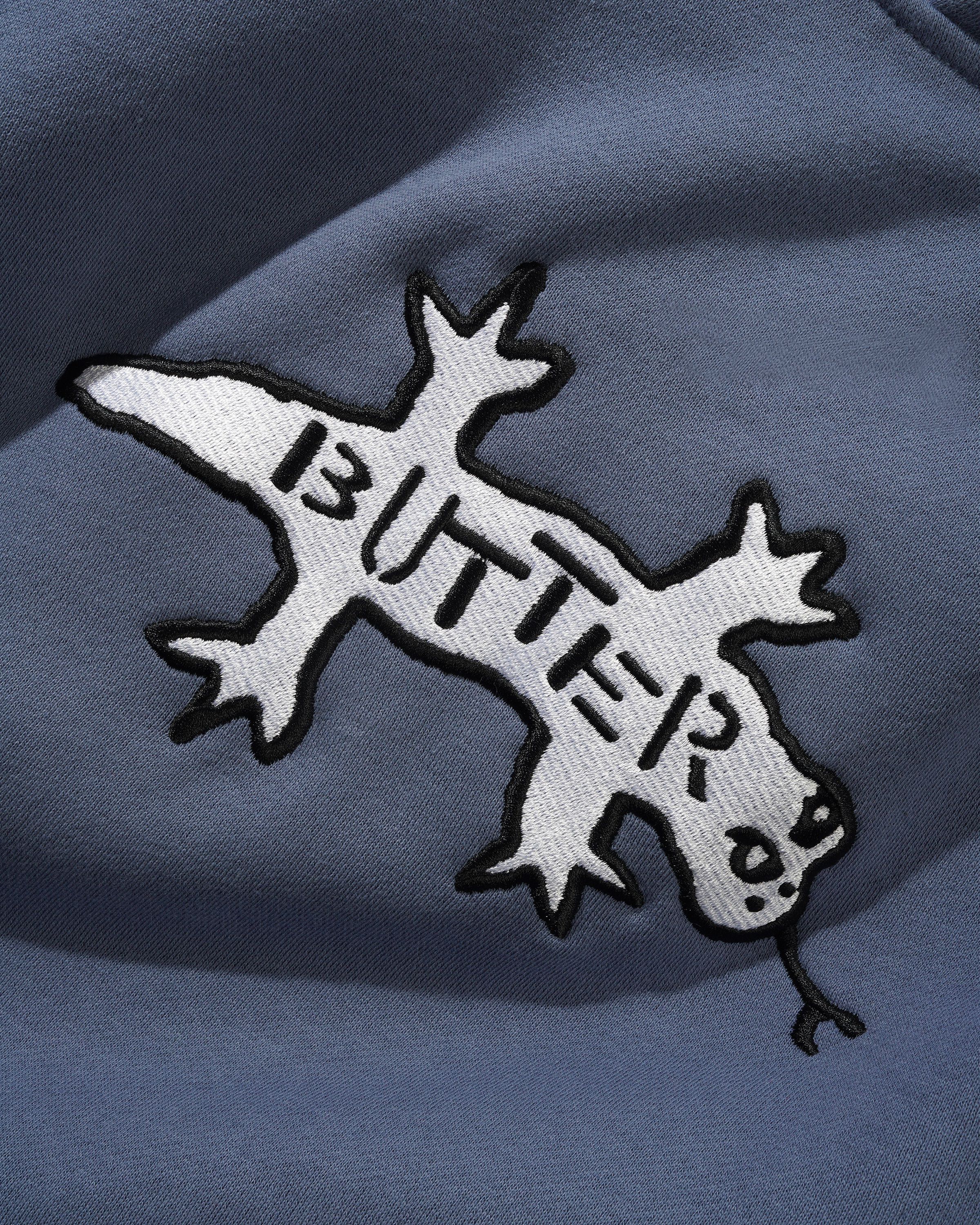 Reptile Pullover Hood, Denim - Image 2