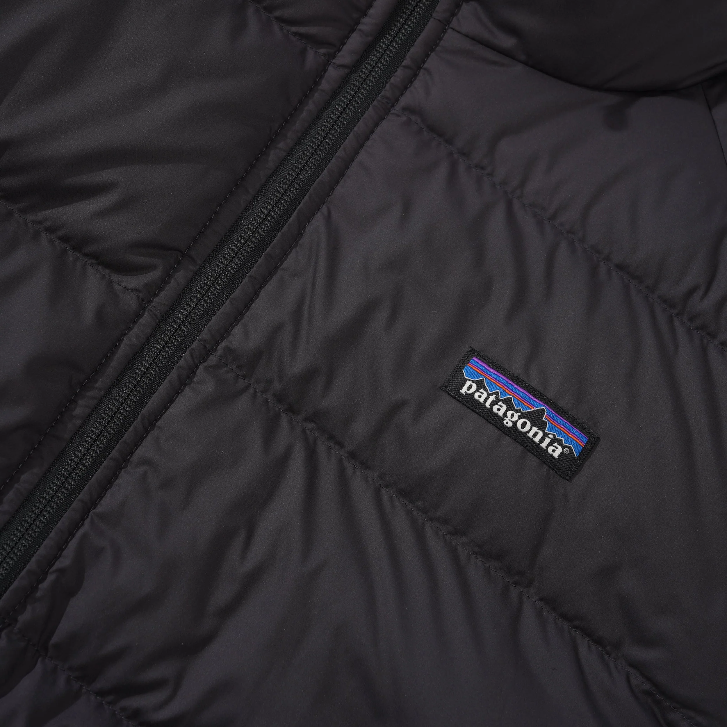 Reversible Silent Down Jacket, Ink Black - Image 2