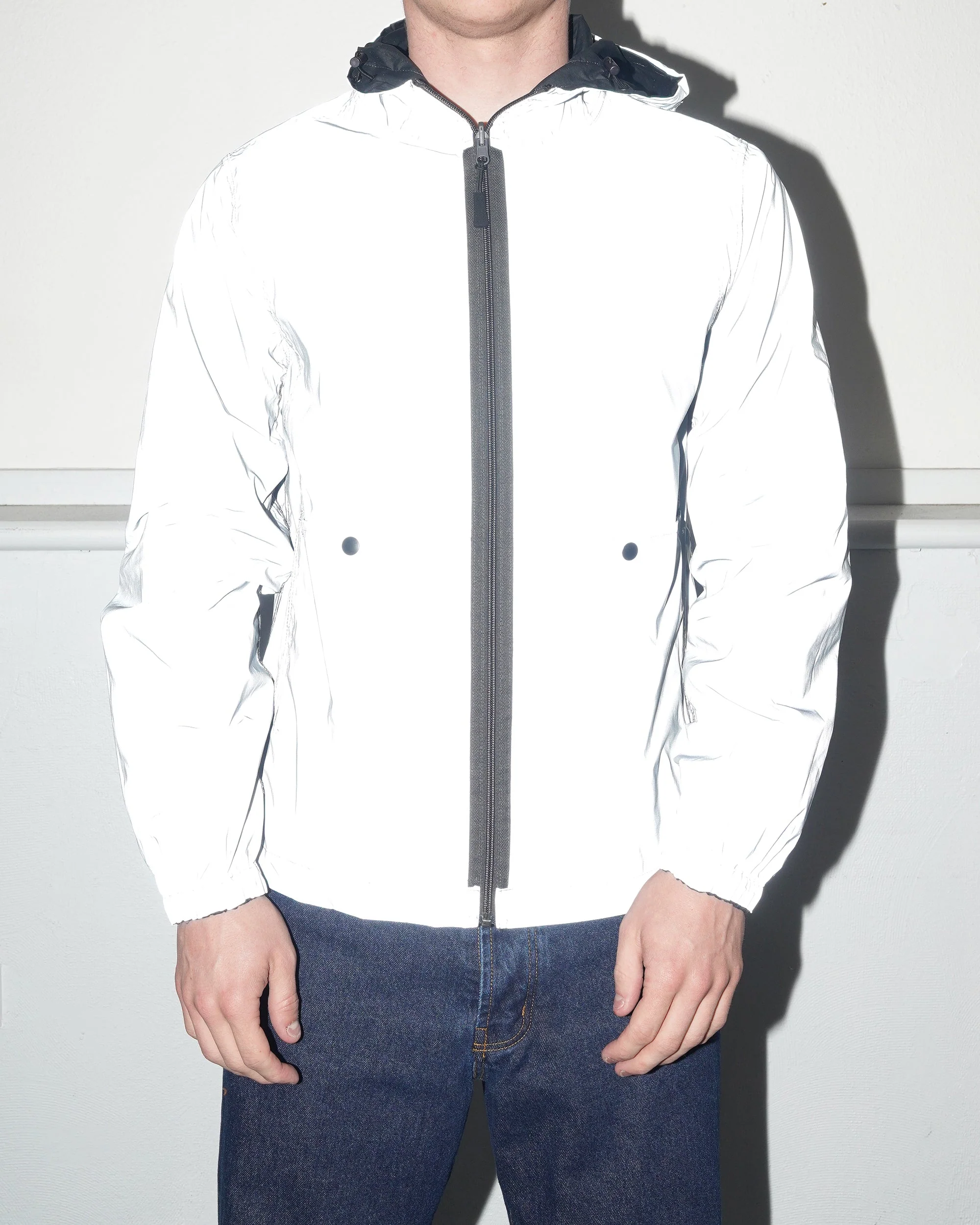 Reversible Tech Jacket, Anthracite / Reflective - Image 7