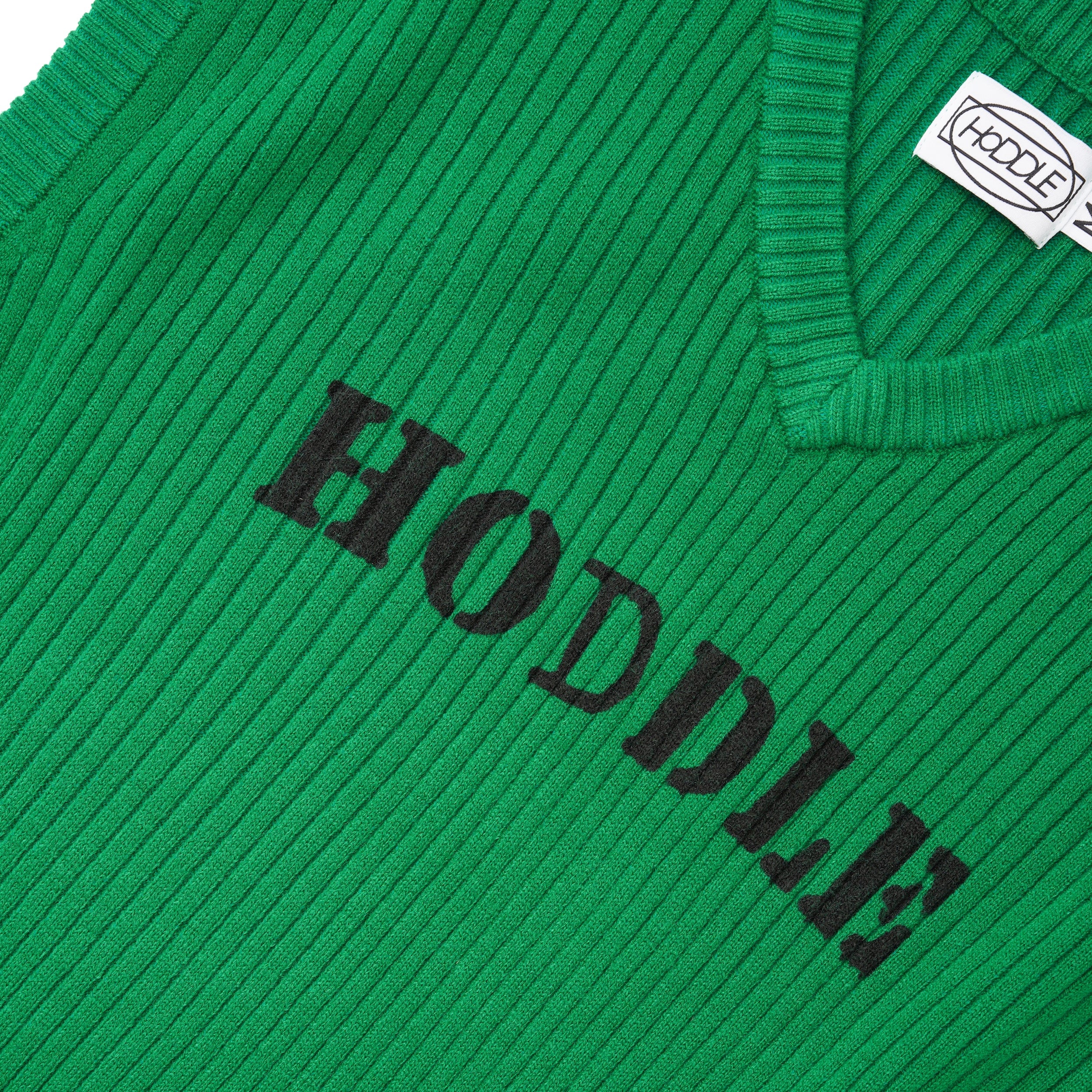 Ribbed Knit Vest, Forest Green - Image 2