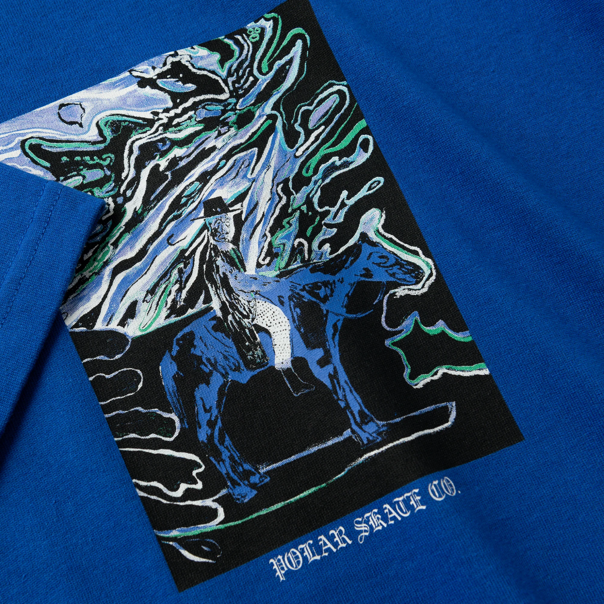 Rider Tee, Egyptian Blue - Image 2