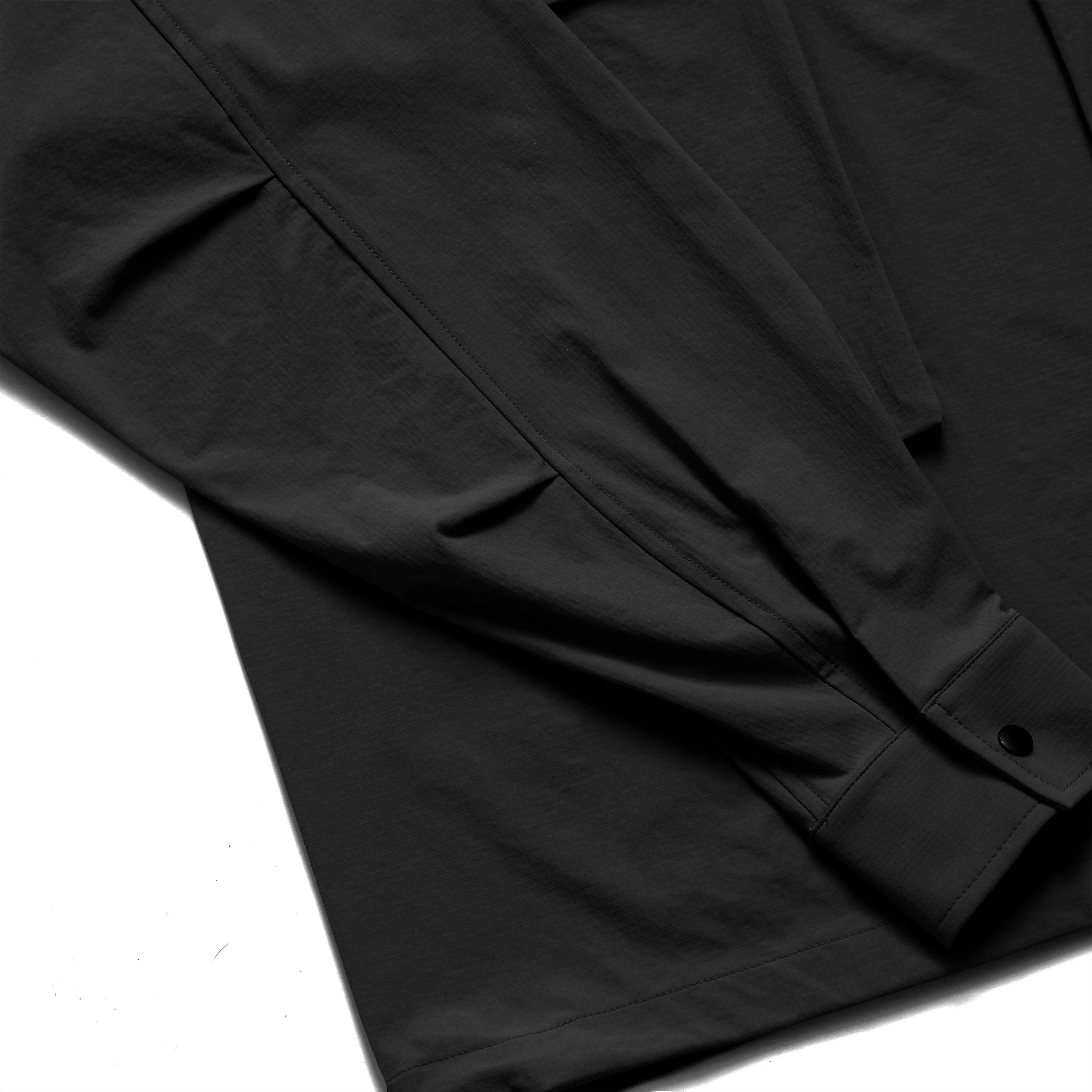 Ripstop Overshirt, Black - Image 3
