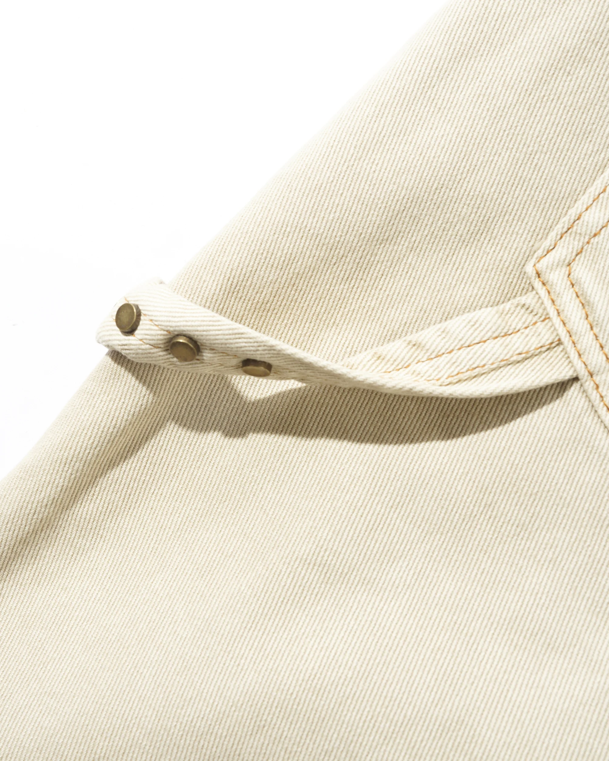 Rivet Denim Jeans, Bone. - Image 4
