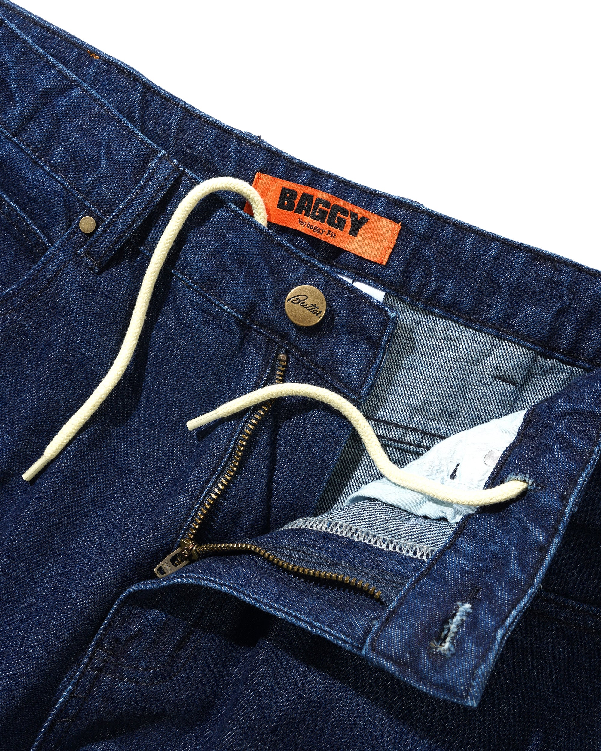 Rivet Denim Jeans, Raw Indigo - Image 5