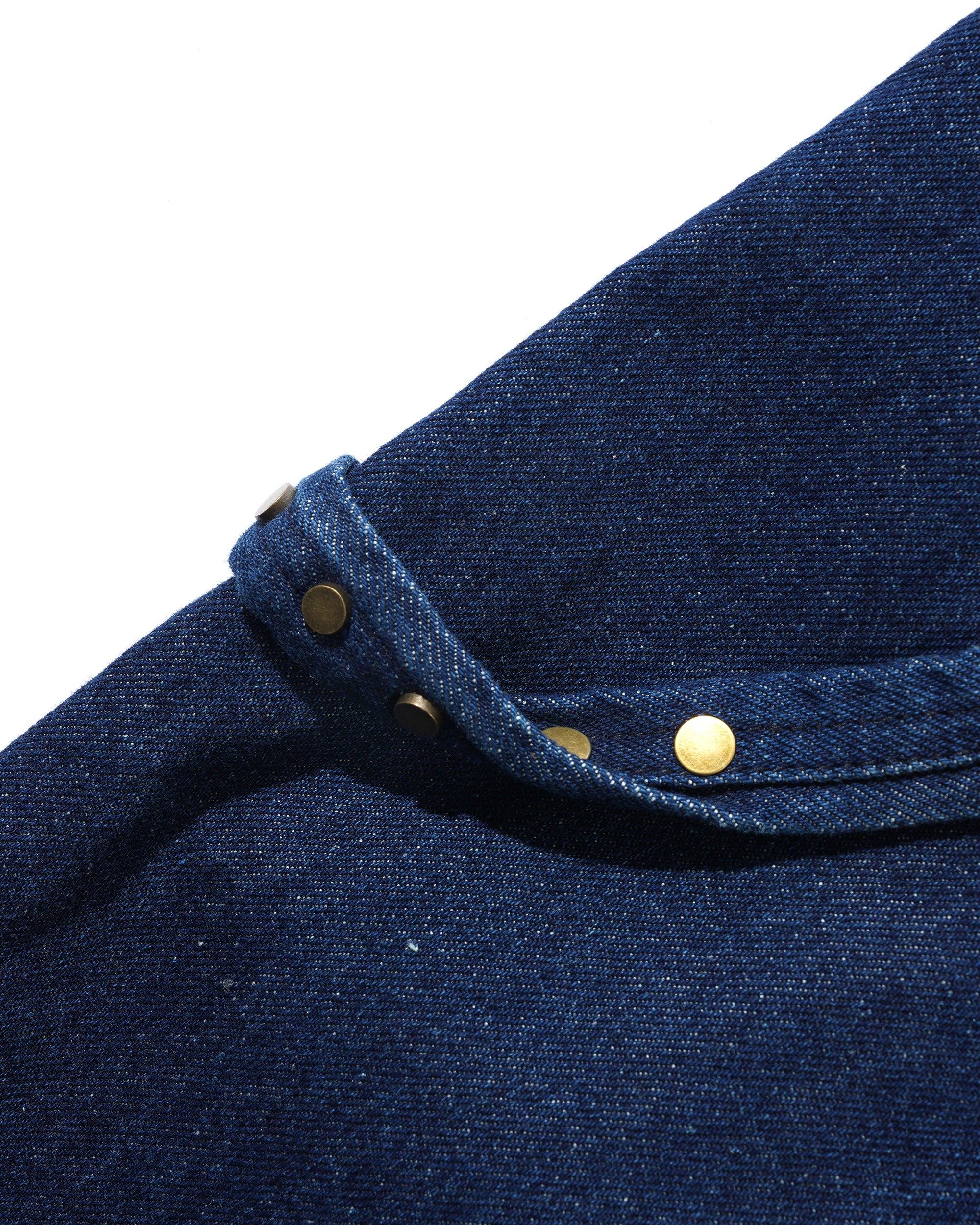 Rivet Denim Shorts, Raw Indigo - Image 6