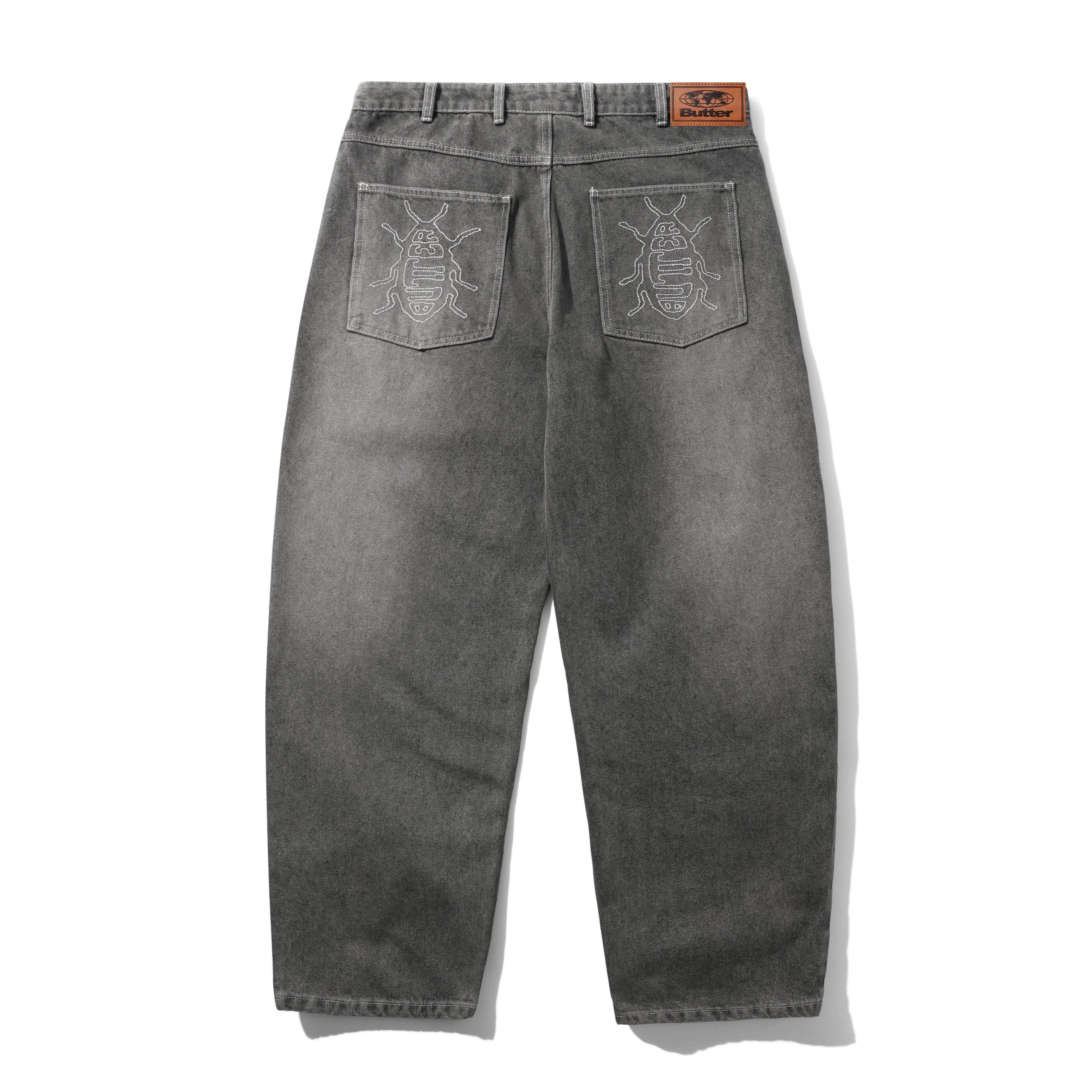 Roach Denim Jeans, Black Wash - Image 2