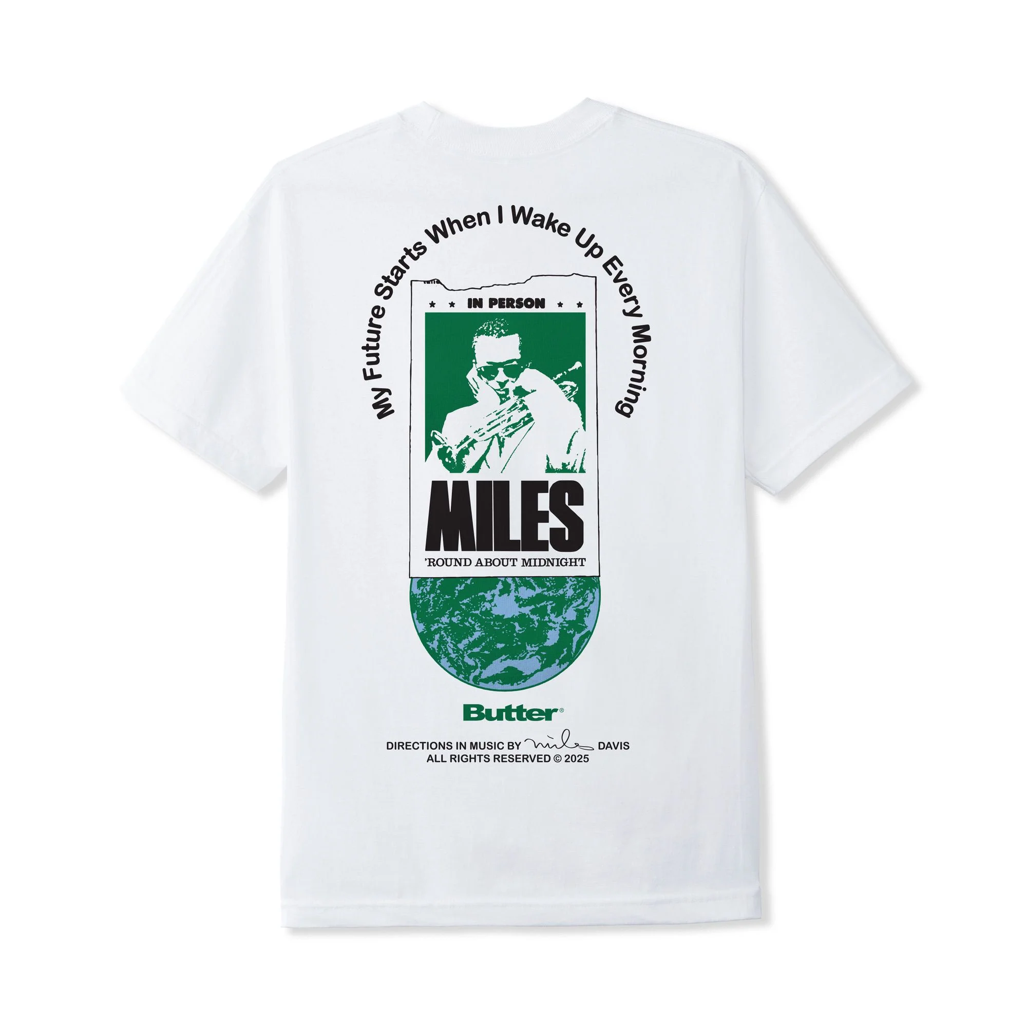 Round About Midnight Tee, White - Image 2