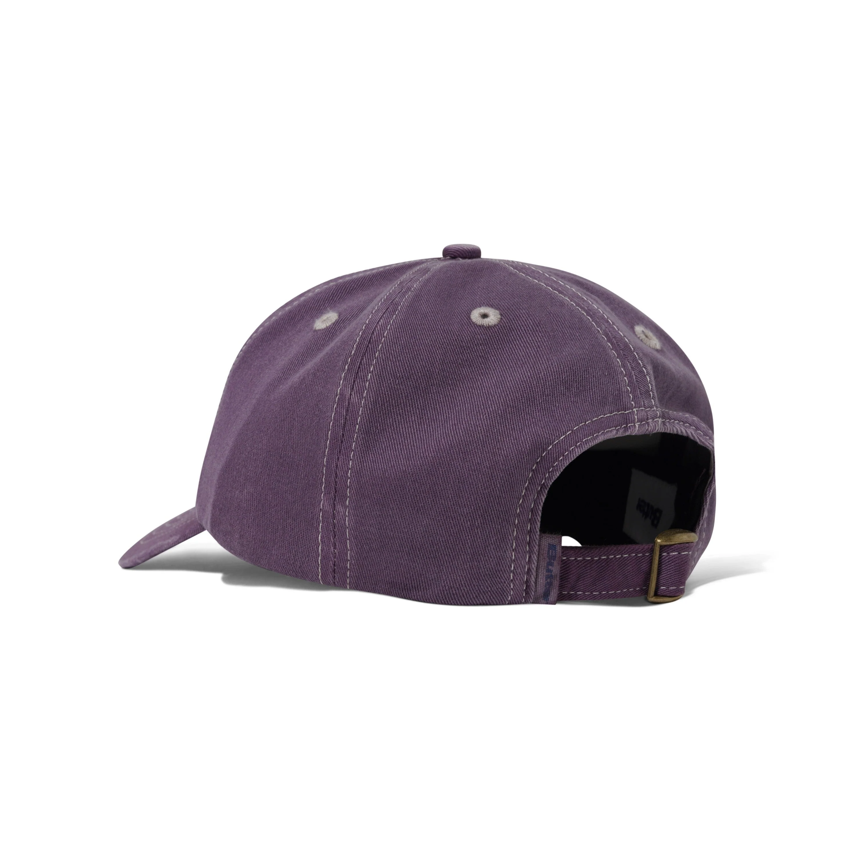 Rounded Logo 6 Panel Cap, Washed Eggplant - Image 2