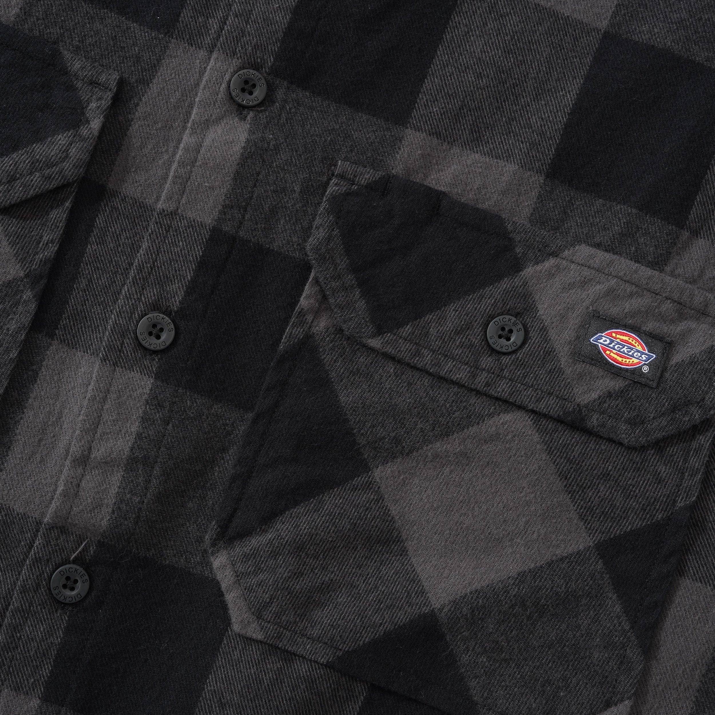 Sacramento Button Down L/S Shirt, Charcoal - Image 2