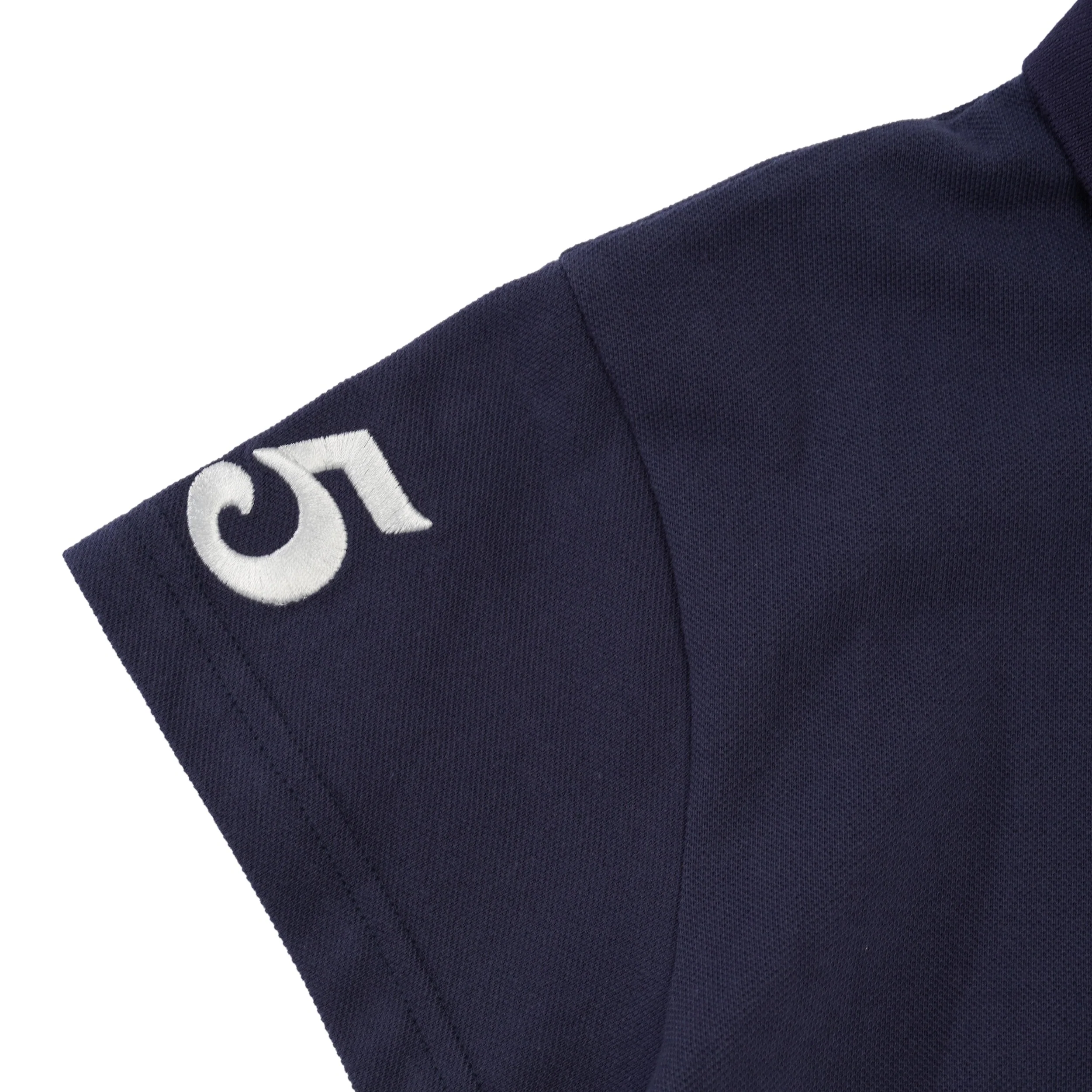 Saddle Femme Polo, Navy - Image 3