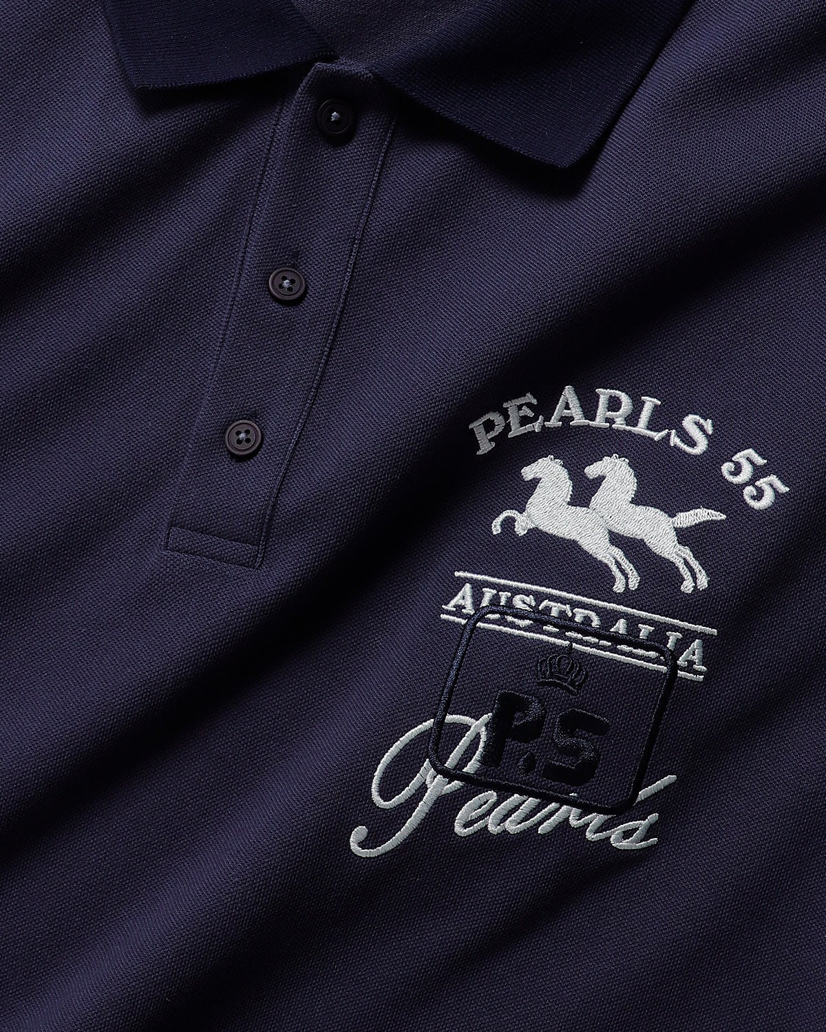 Saddle Polo, Navy - Image 2