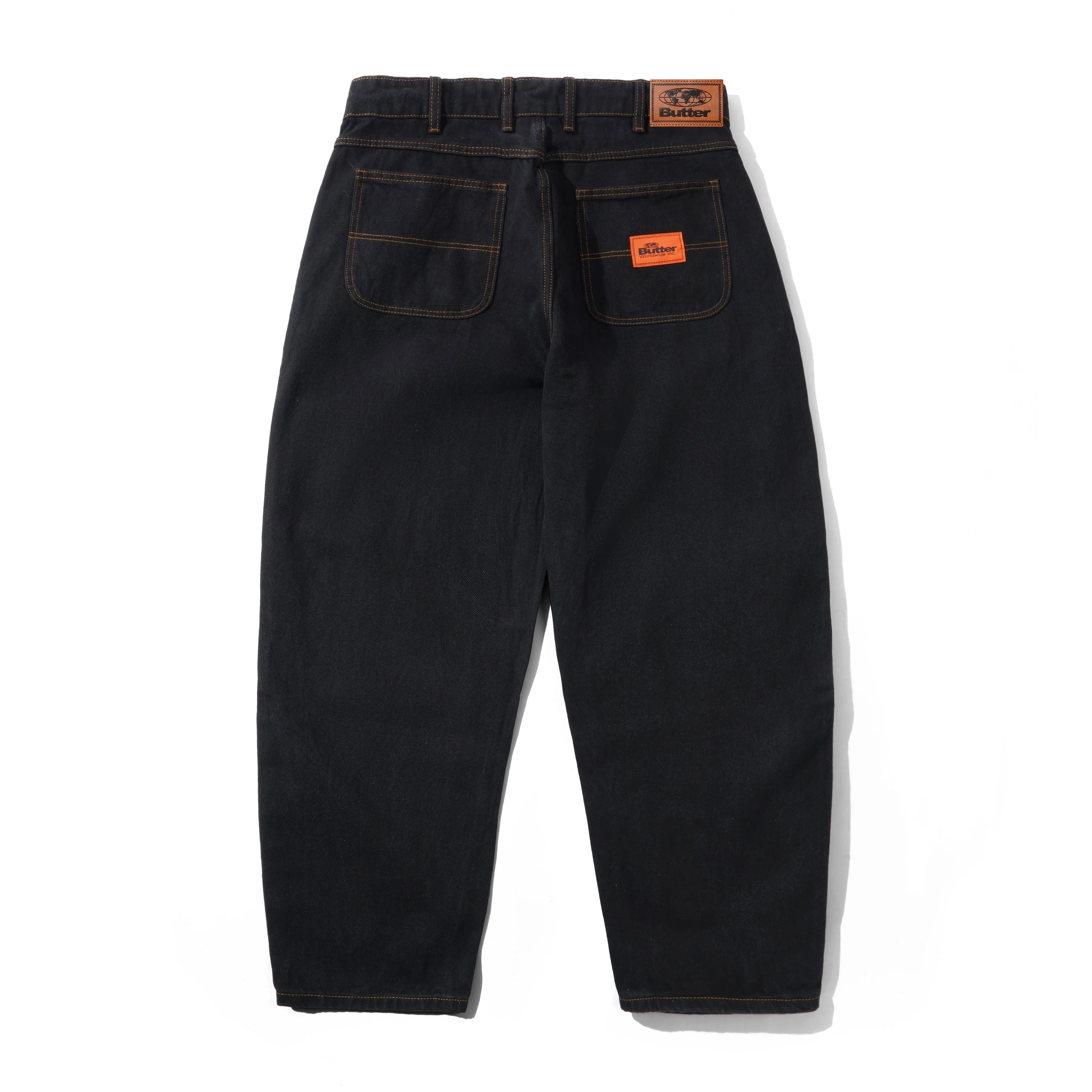 Santosuosso Denim Jeans, Washed Black - Image 2