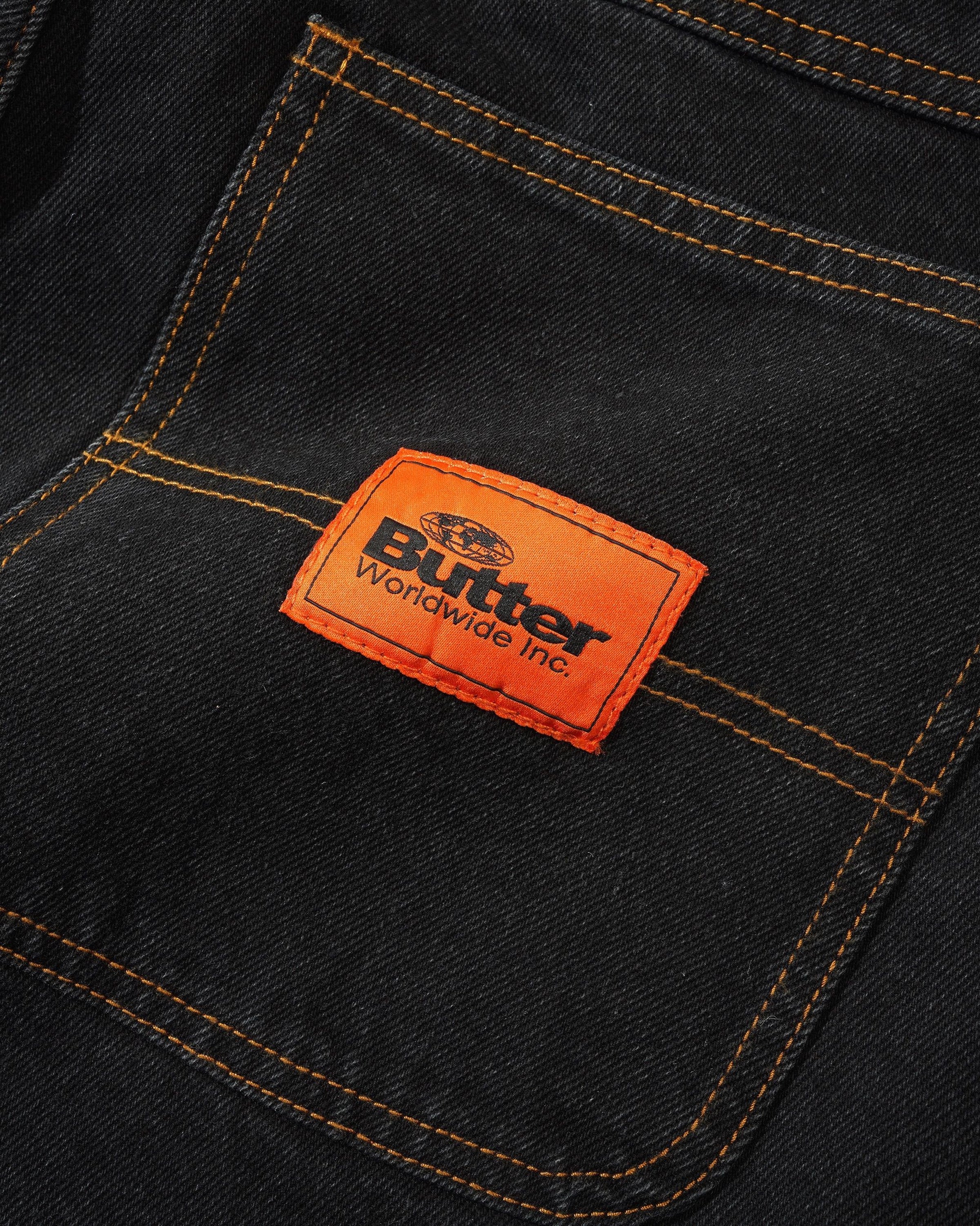 Santosuosso Denim Jeans, Washed Black - Image 3