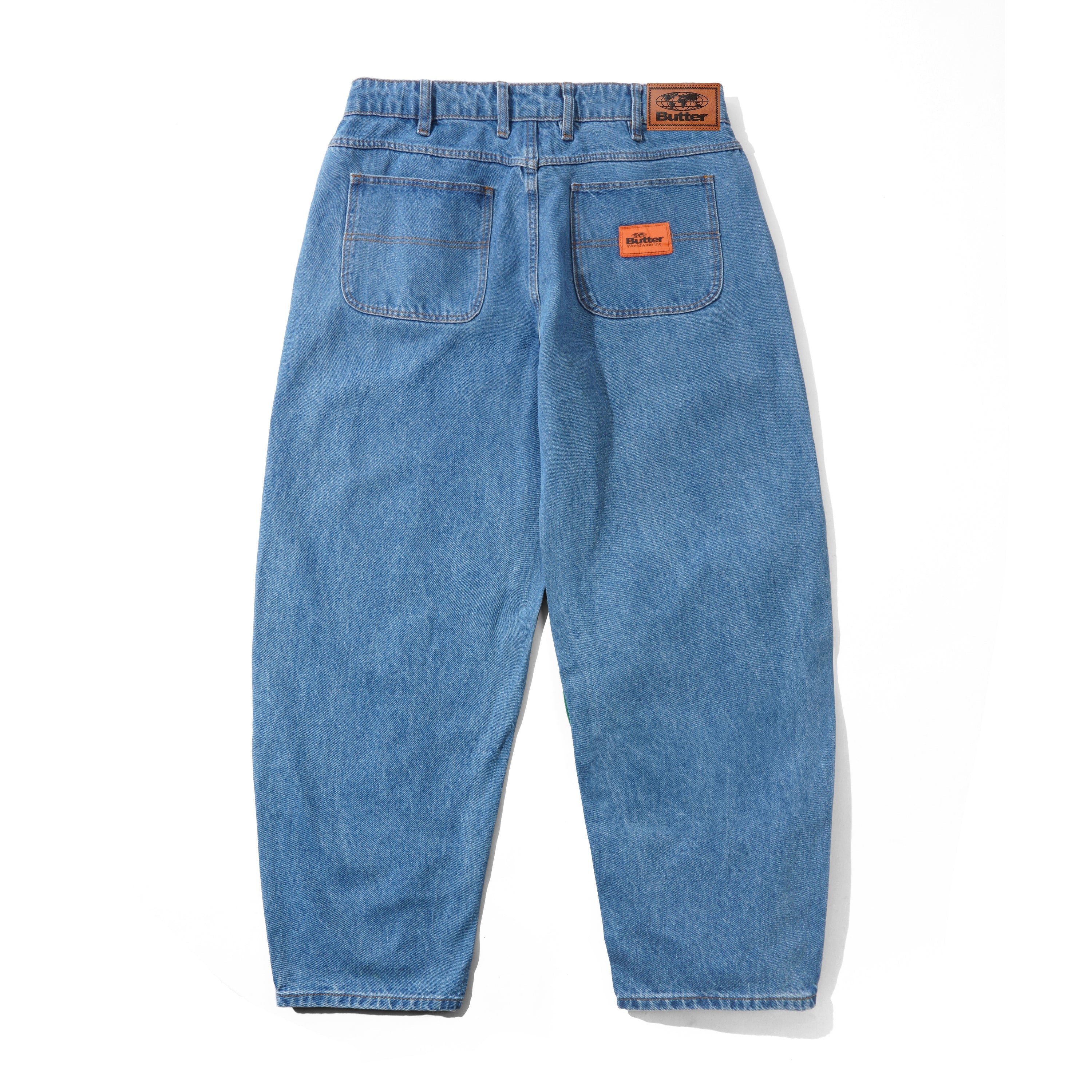 Santosuosso Denim Jeans, Washed Indigo - Image 2