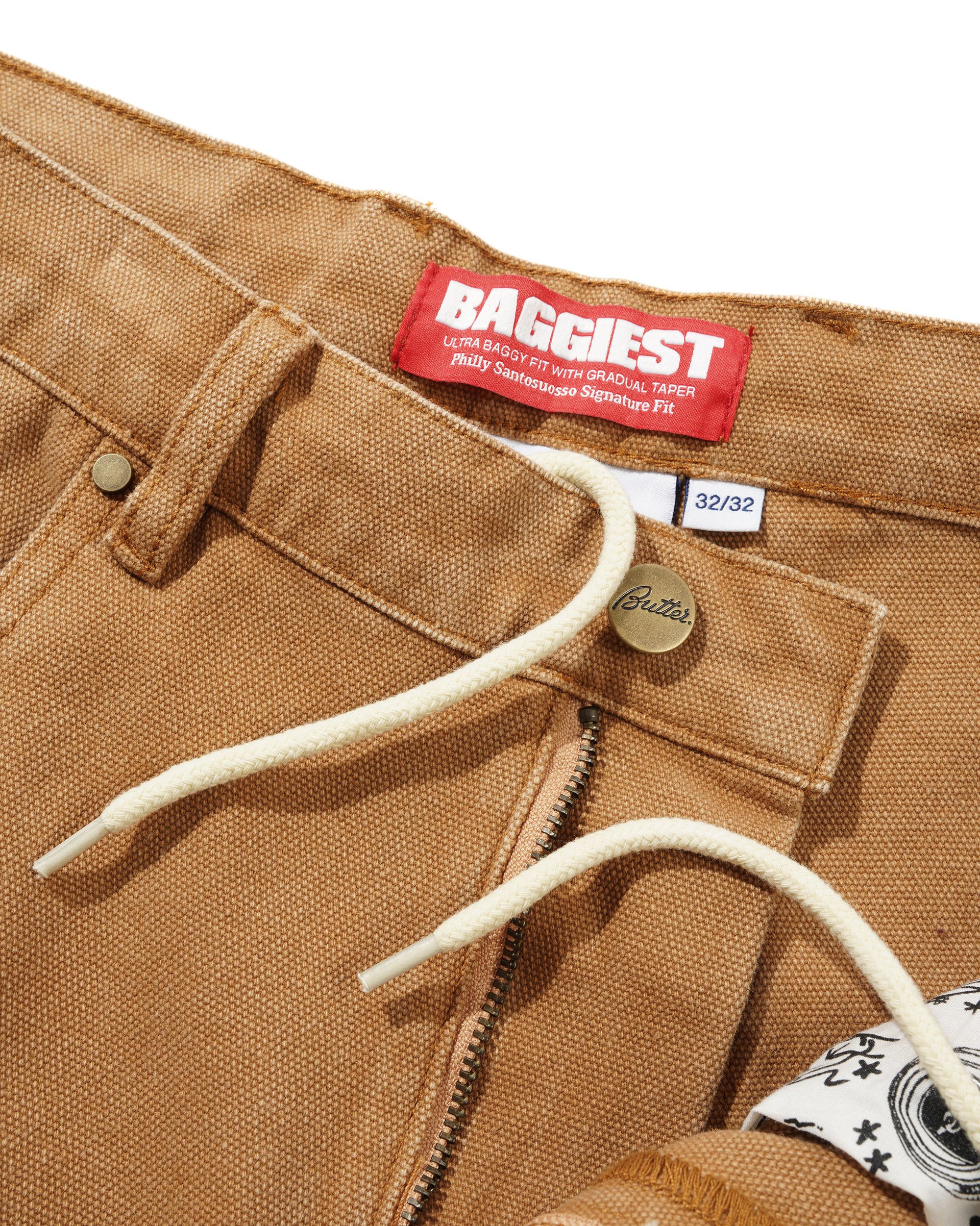 Santosuosso Duck Canvas Denim Jeans, Brown - Image 5